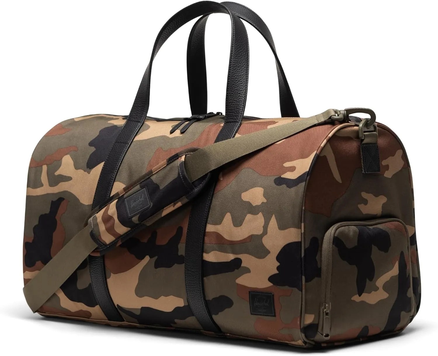 Herschel Novel duffel Woodland Camo canvas reistas