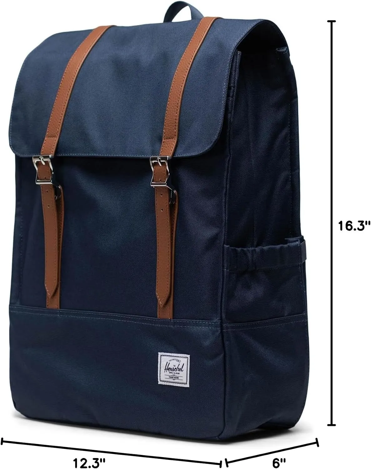 Herschel Survey rugzak 20L groen navy canvas