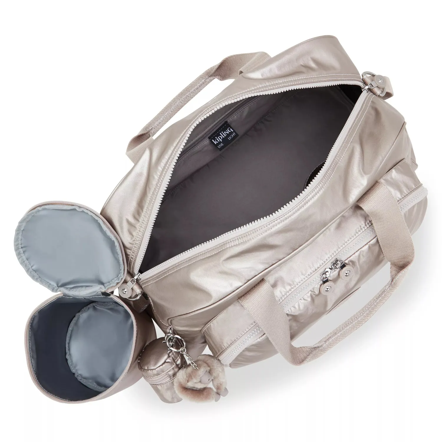 Kipling Camama luiertas Metallic Glow groot lichtgewicht