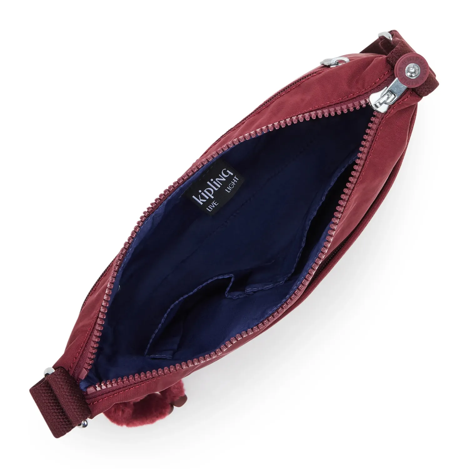 Kipling Arto schoudertas Medium Lounge Wine licht