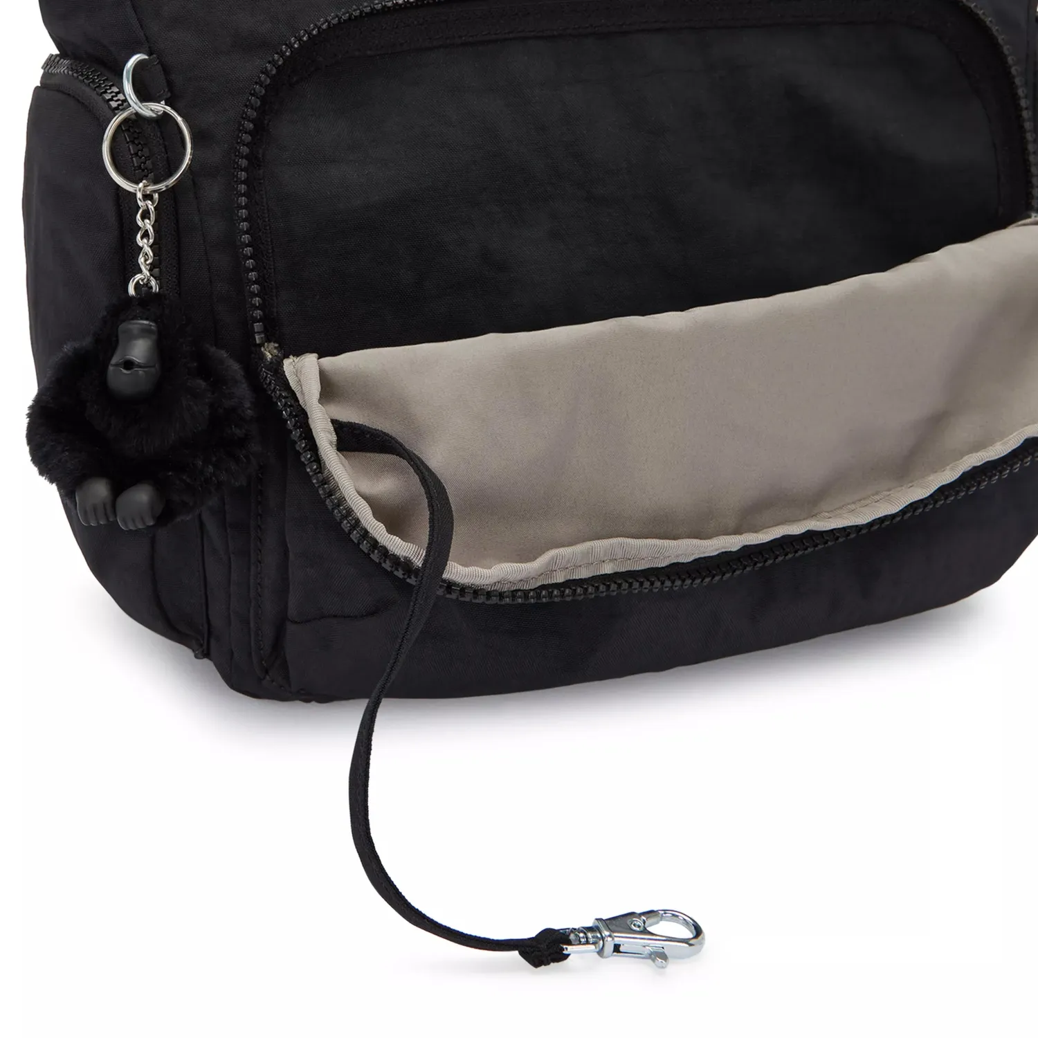 Kipling Gabb crossbodytas Groot Black Noir lichtgewicht