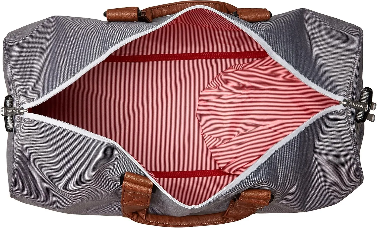 Herschel Novel reistas 42,5L Raven Crosshatch grijs canvas