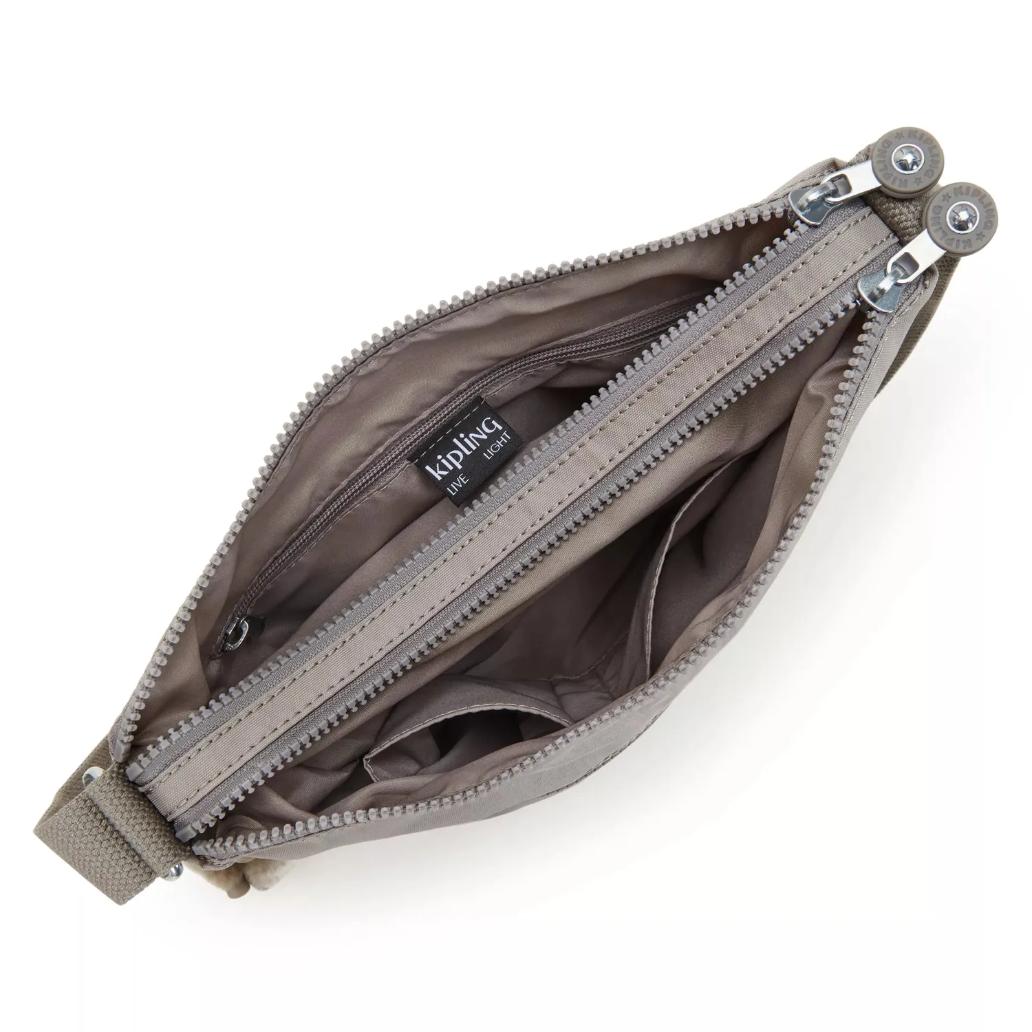 Kipling Alvar crossbody Medium Grey Gris ritstas