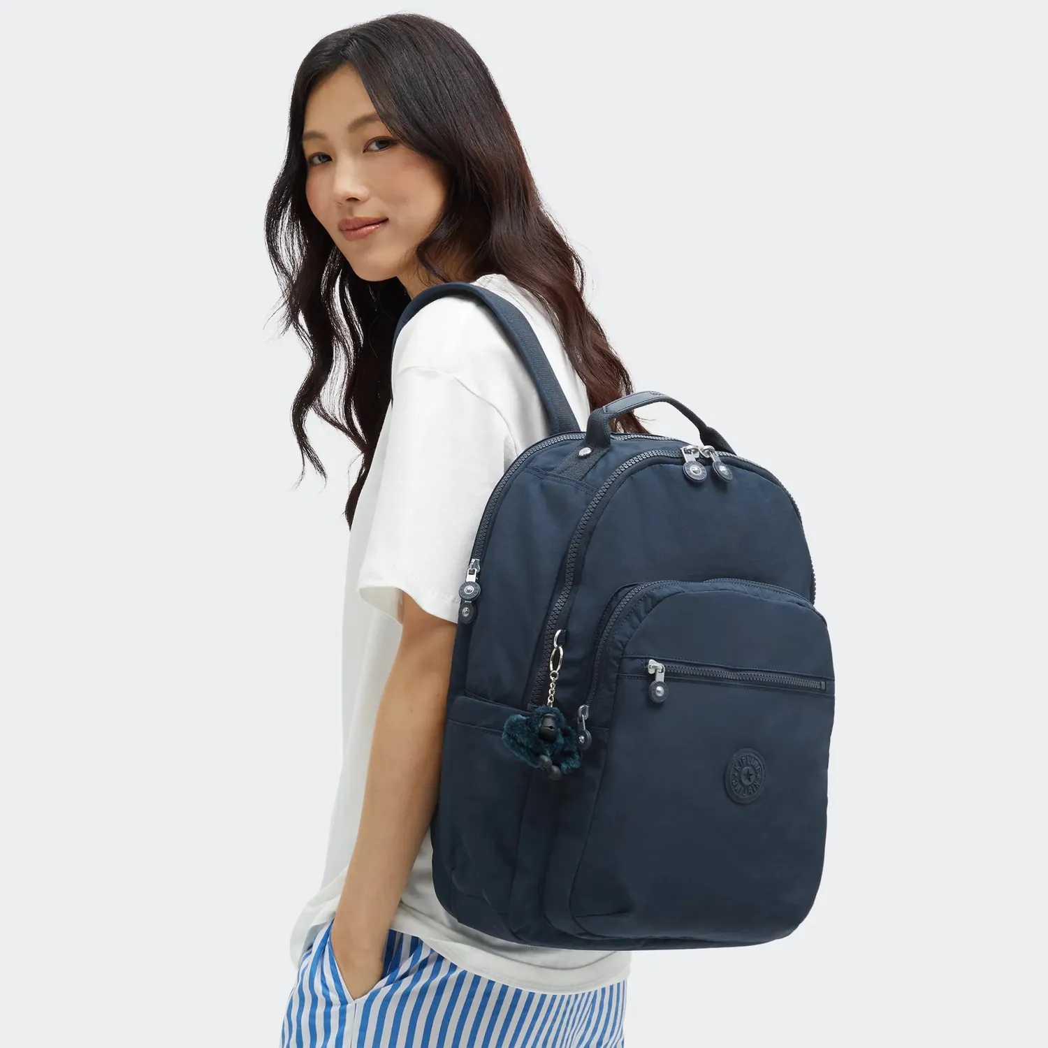 Kipling Seoul Lap rugzak Blue Bleu 2 – 15 inch