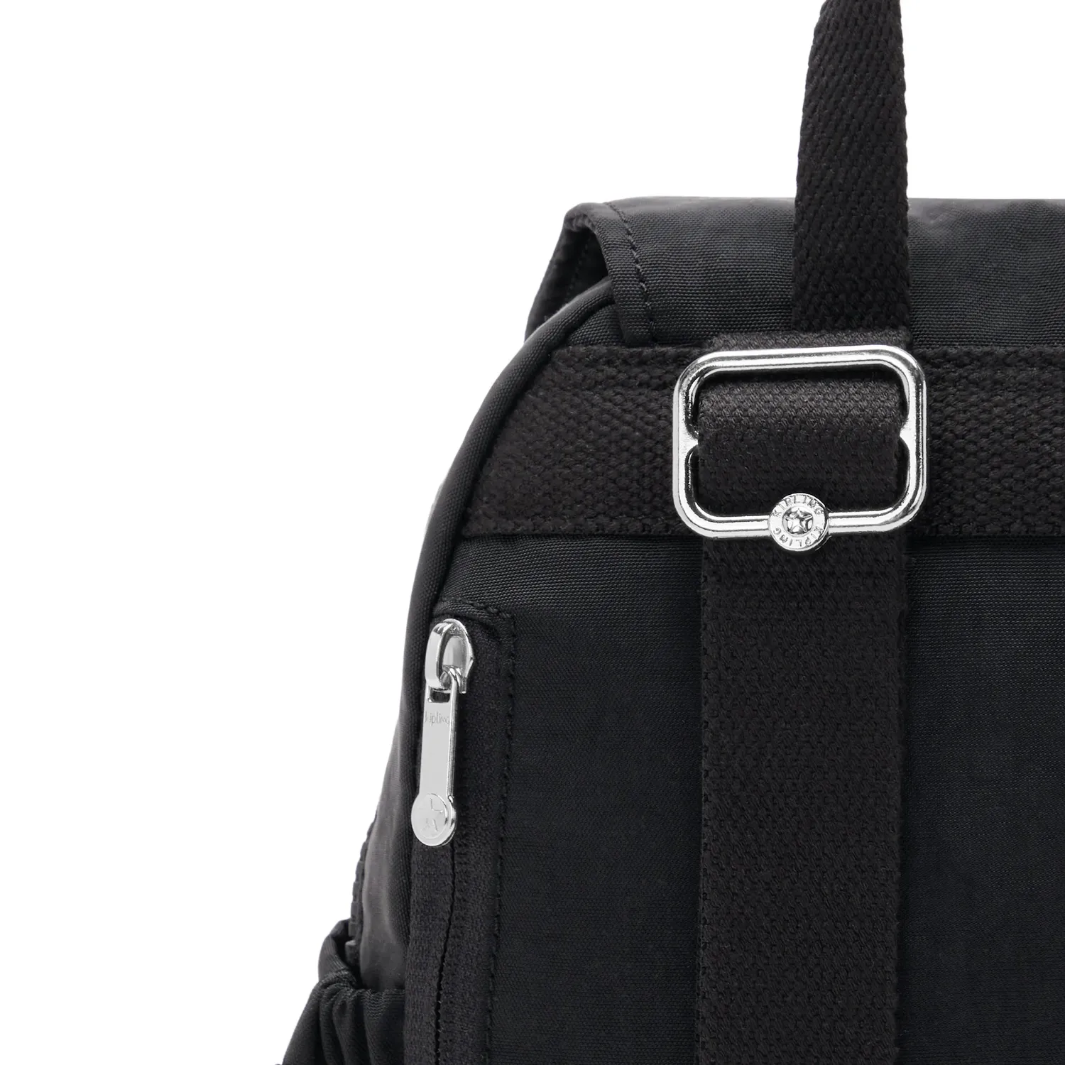 Kipling City Pocket Mini rugzak Black Noir klep