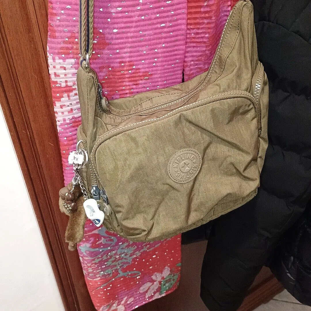 Kipling Gabb S crossbodytas Early Tan Medium verstelbaar