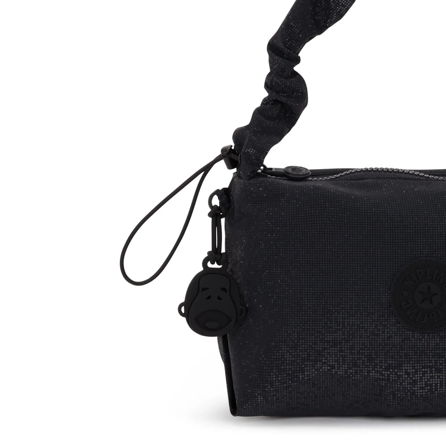 Kipling Eleni schoudertas Klein Shiny Pixel met glans