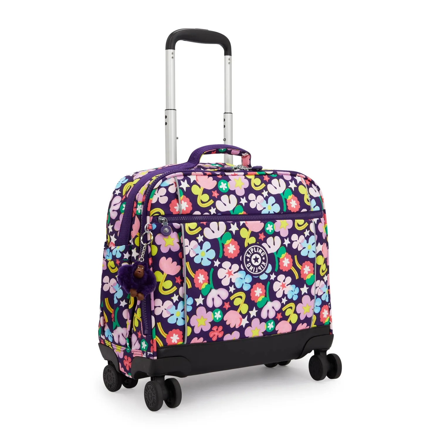 Kipling New Storia schooltas met wielen Fairy Flower Groot trolley