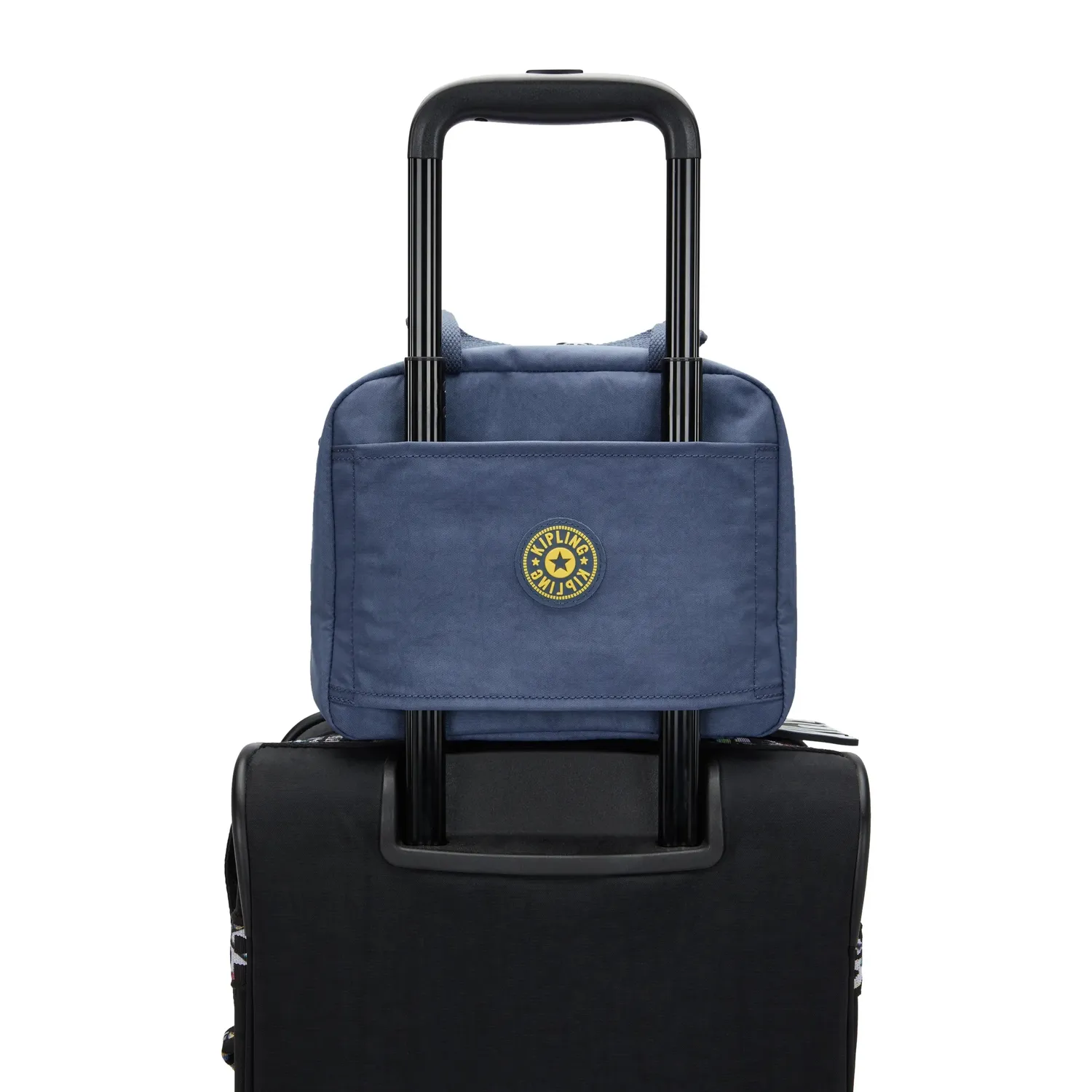 Kipling Miyo Print lunchtas groot dungaree blue Minions