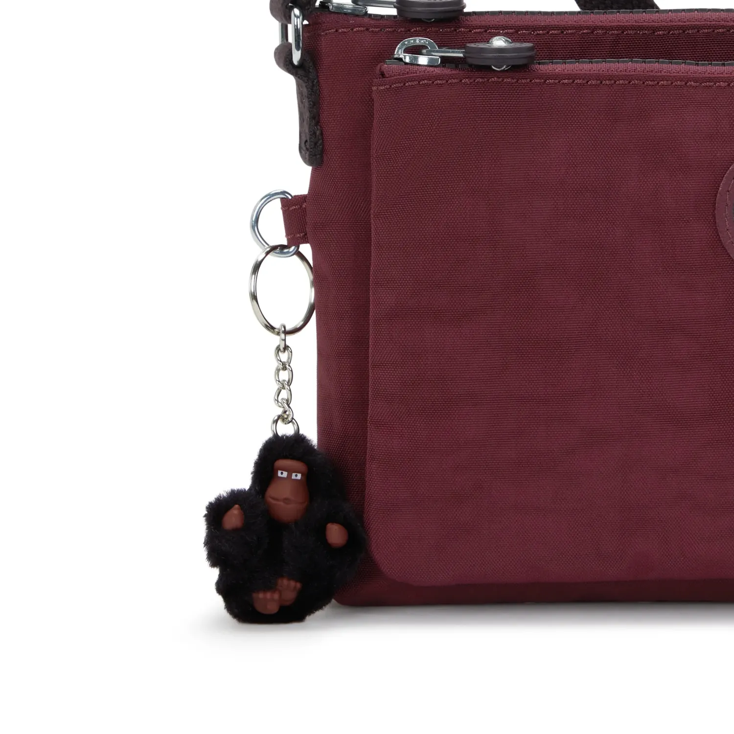 Kipling Mikaela schoudertas Mulberry Mocha klein
