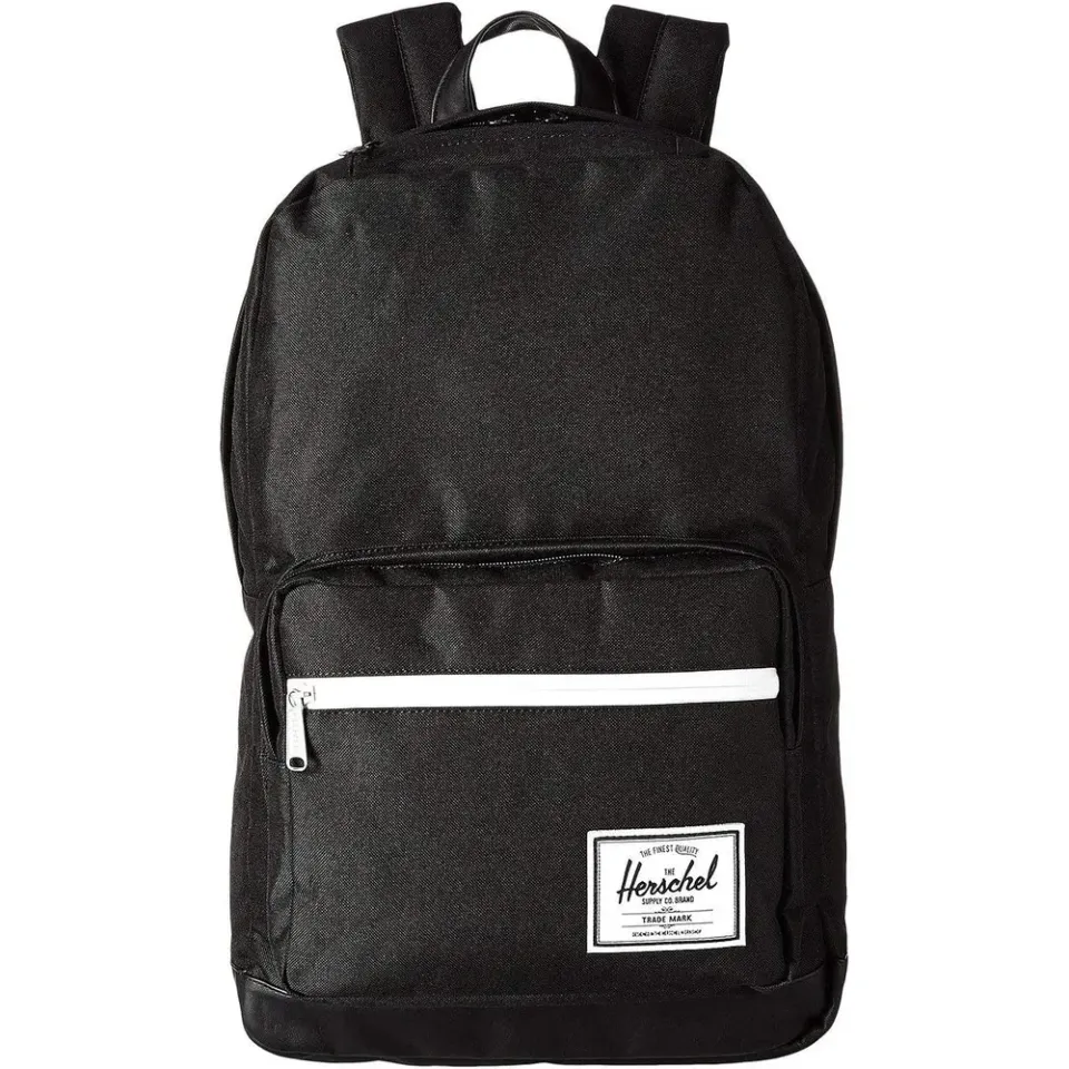 Herschel Supply Pop Quiz Offset rugzak zwart kunstleer
