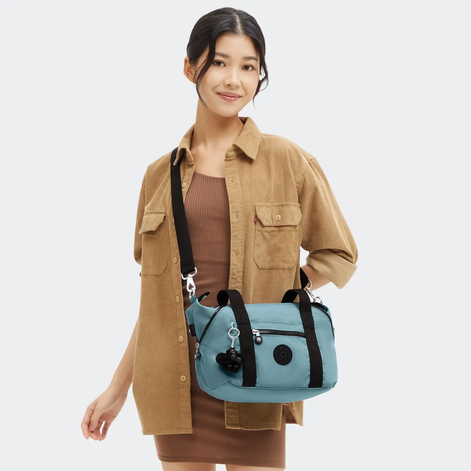 Kipling Art Mini schoudertas Muted Sage Combo Klein dagelijks