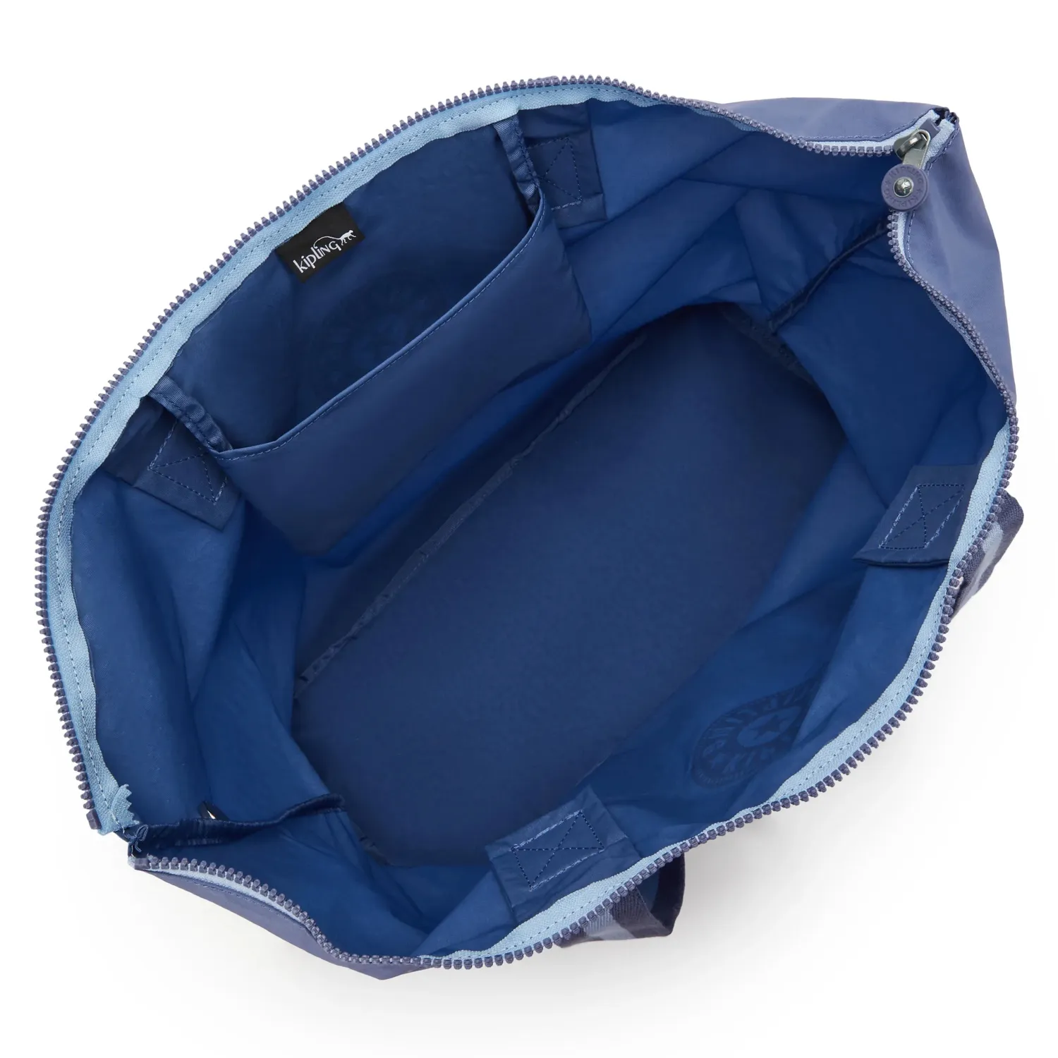 Kipling Davian Up shopper Bold Blue Hip groot opvouwbaar