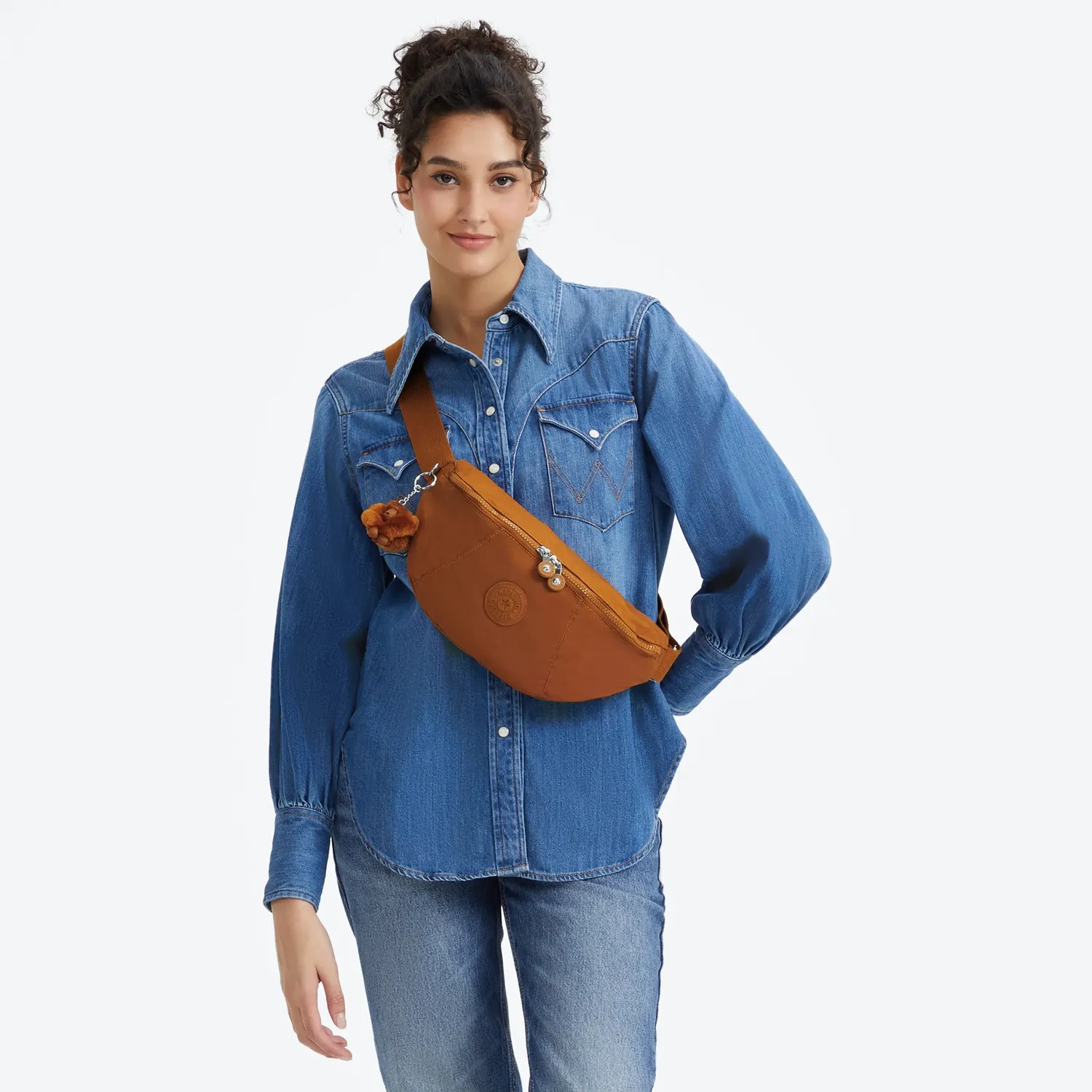 Kipling Maci heuptas Stylish Mokka Medium riemtas