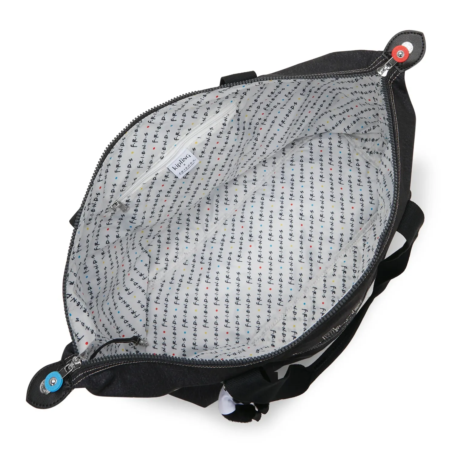 Kipling Art M Friends shopper groot Skyline Black – A4