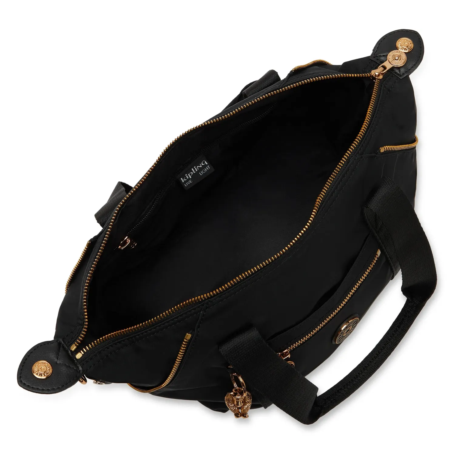 Kipling Art Mini schoudertas Blush Gold Black chic