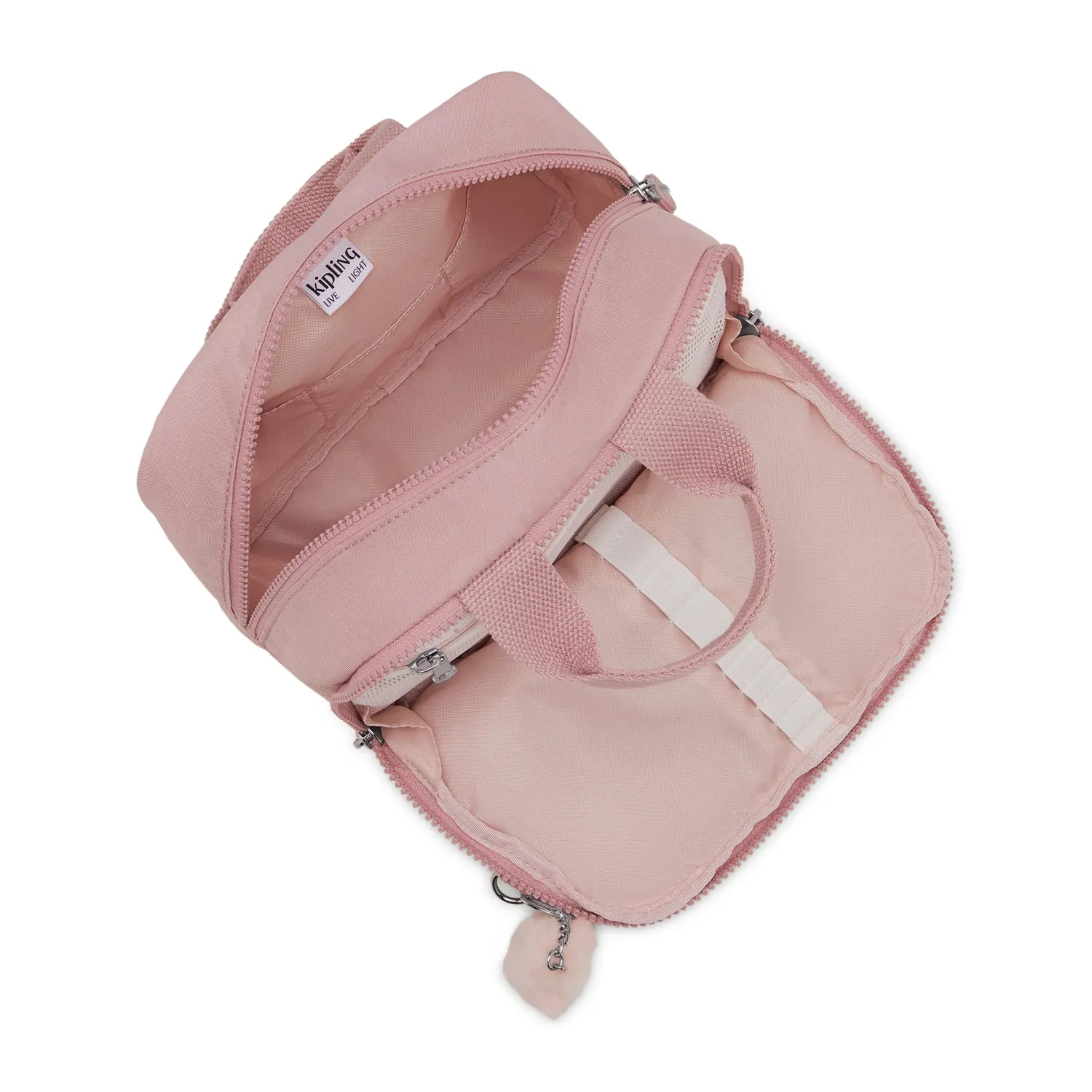 Kipling Beachpalm S toilettas smoky blush medium ritsvakken