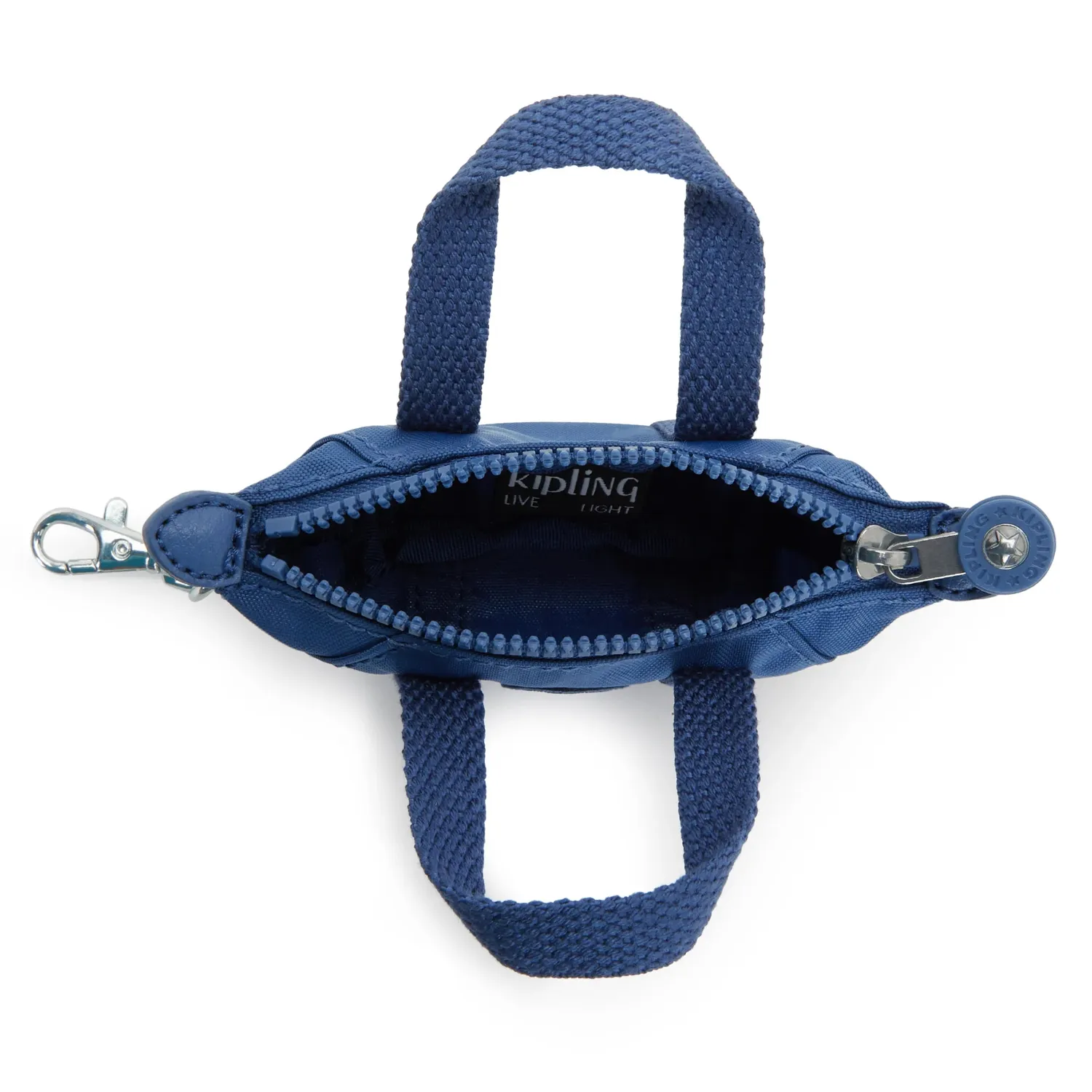 Kipling Mini Art portemonnee Casual Blue Extra klein sleutelhanger