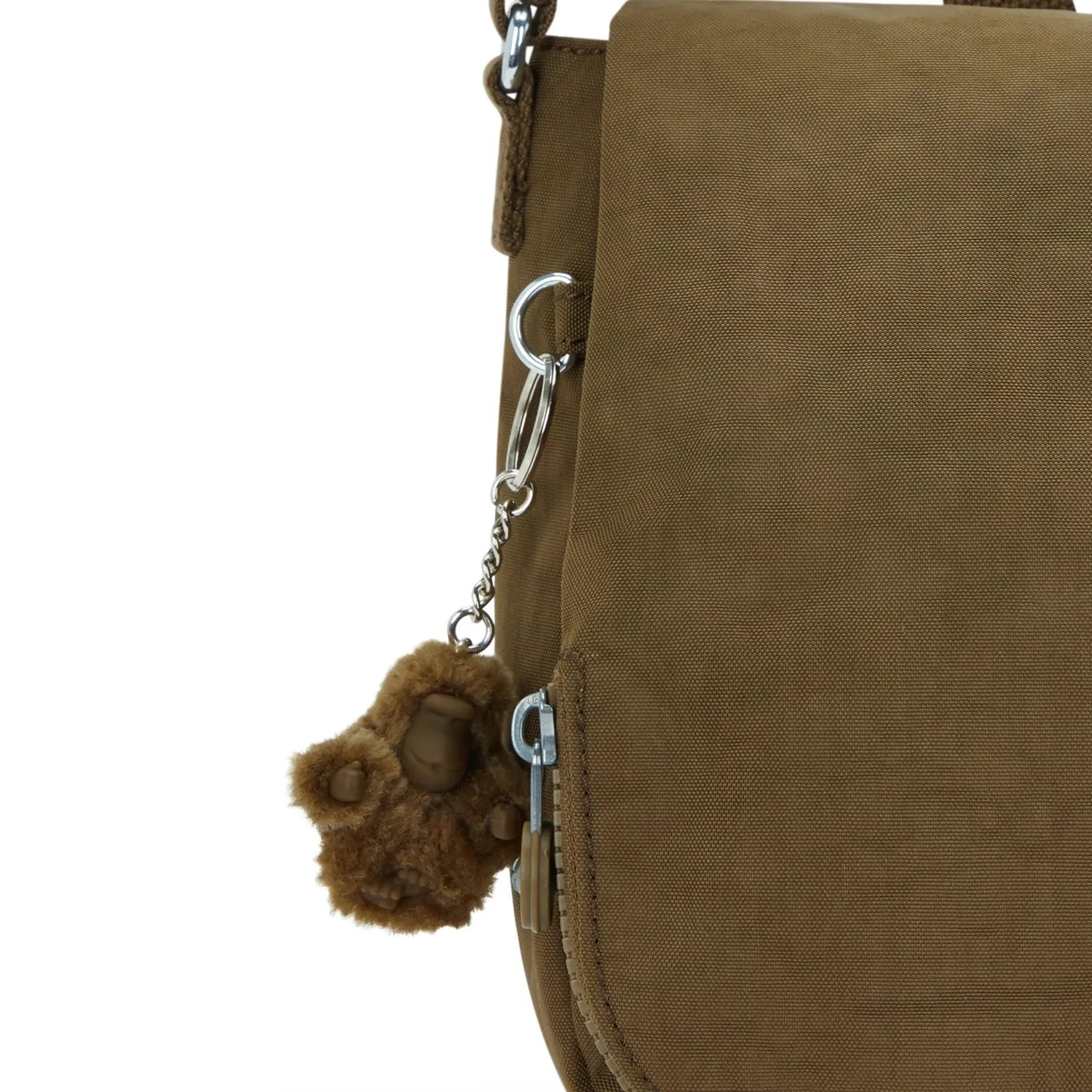 Kipling Earthbeat M schoudertas Smooth Khaki medium licht