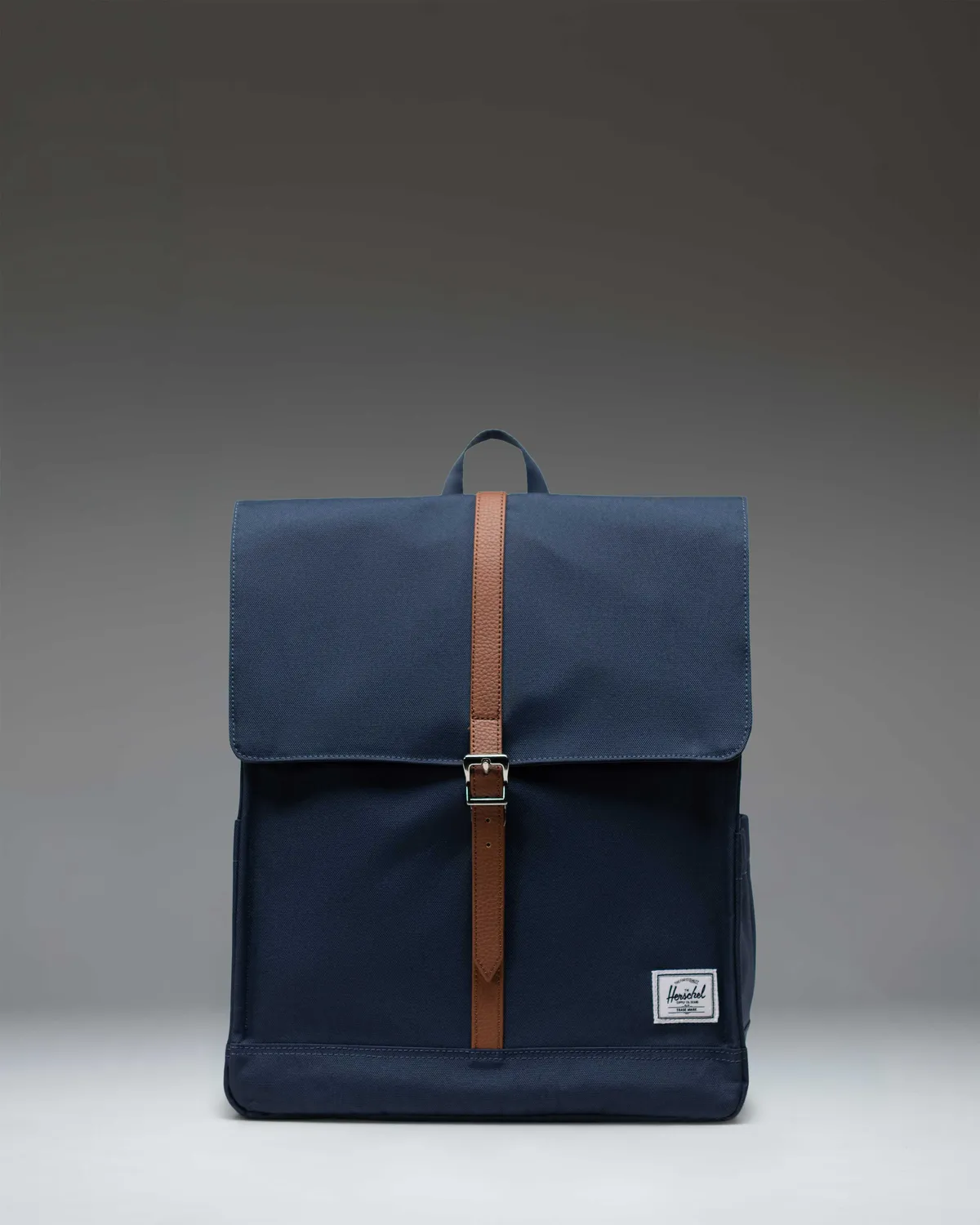 Herschel City rugzak Black gestroomlijnd