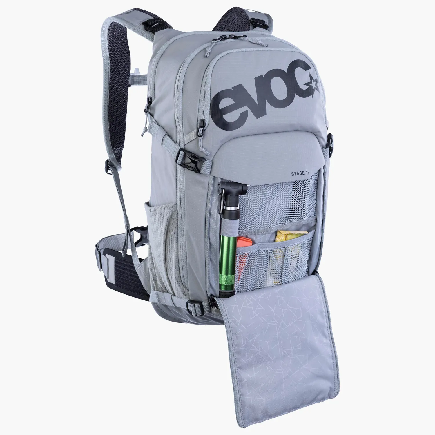 Evoc Stage 18 rugzak stone 18 liter MTB