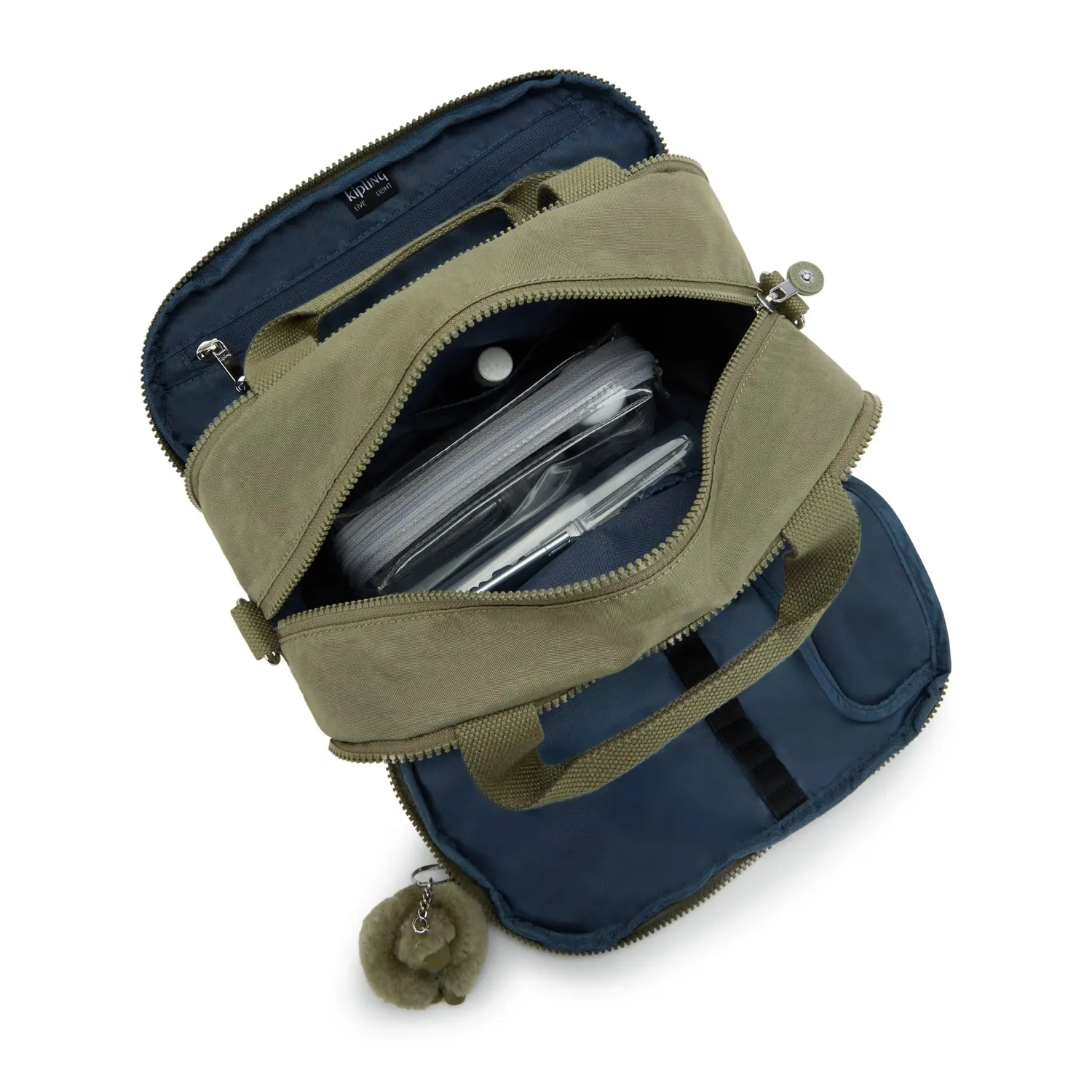 Kipling Beachpalm M toilettas Groot Almost Sage