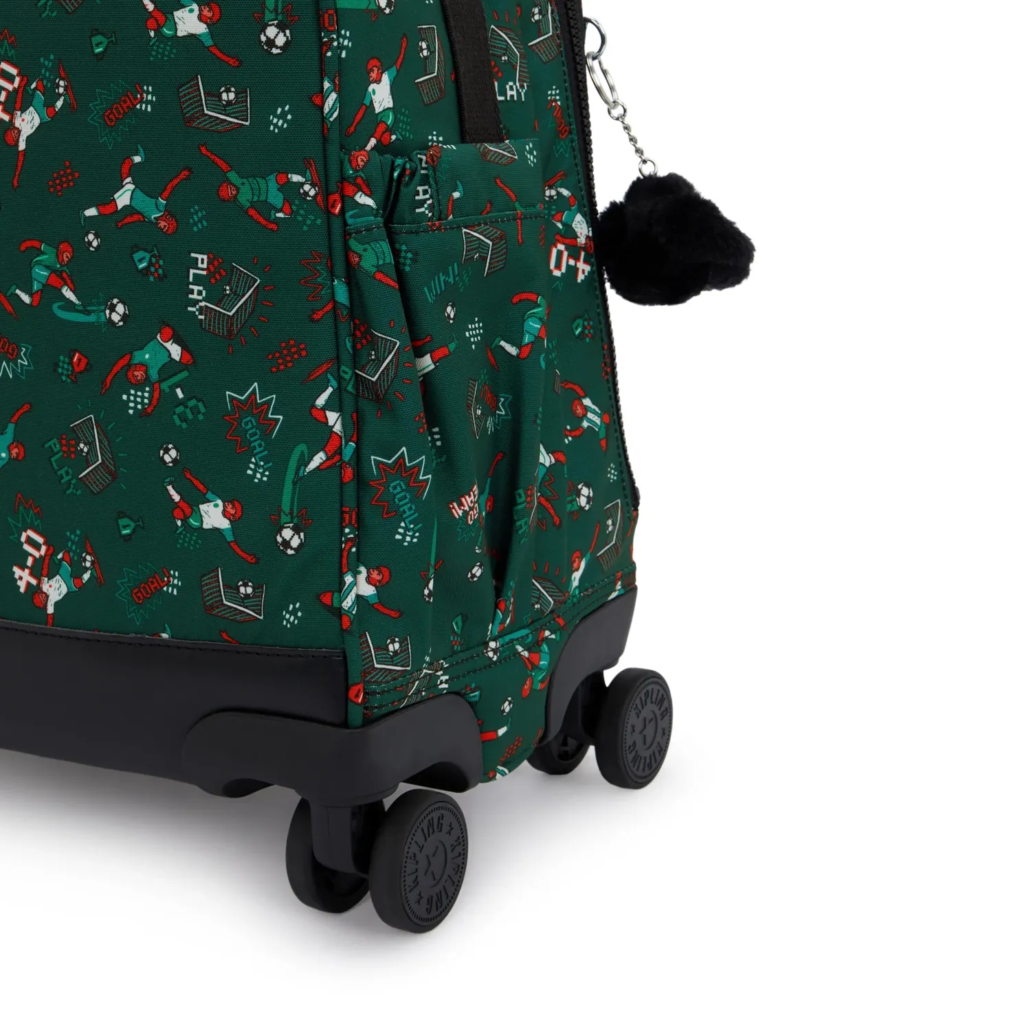 Kipling New Storia S trolley Soccer Print met laptopvak