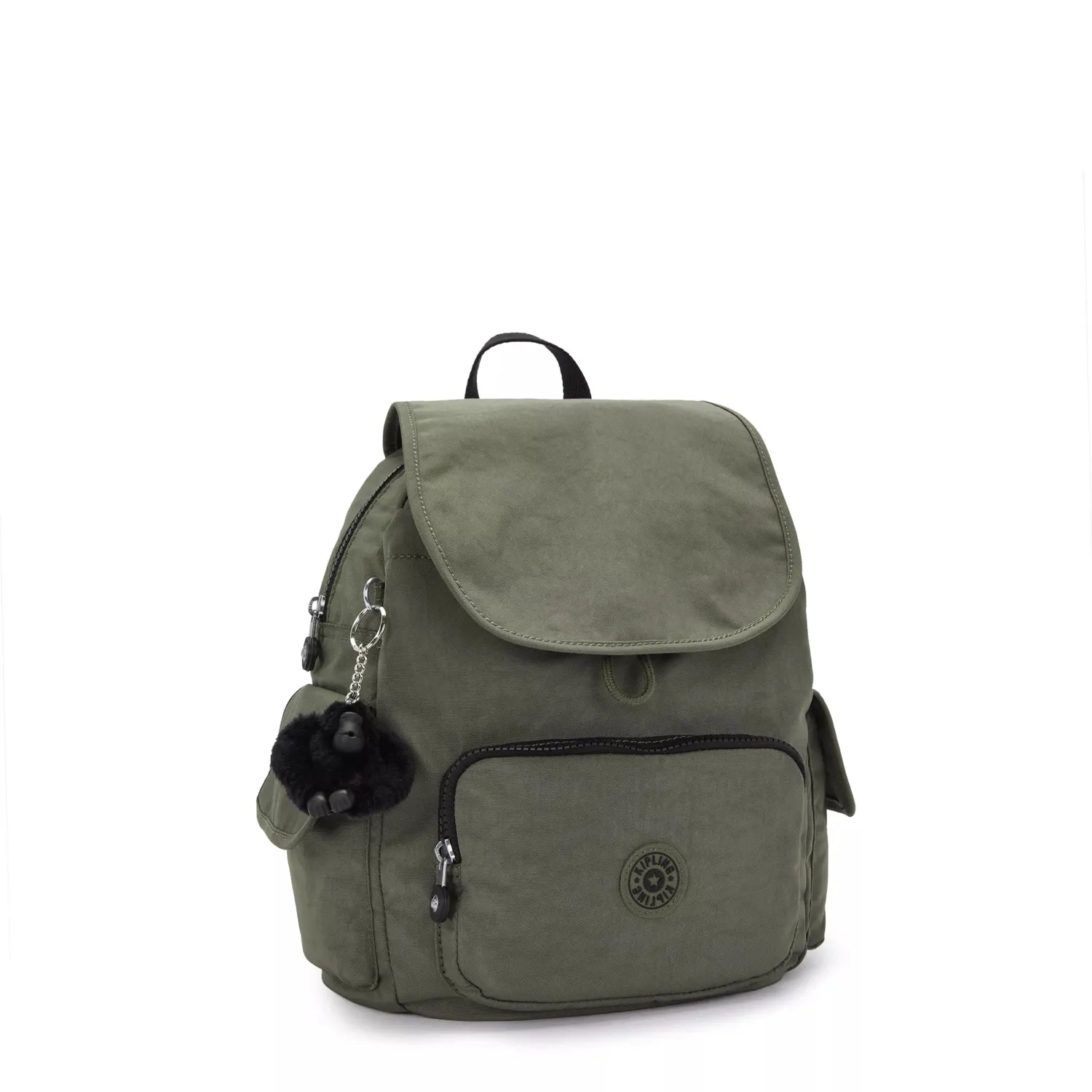 Kipling City Pack S rugzak Green Moss klein waterafstotend