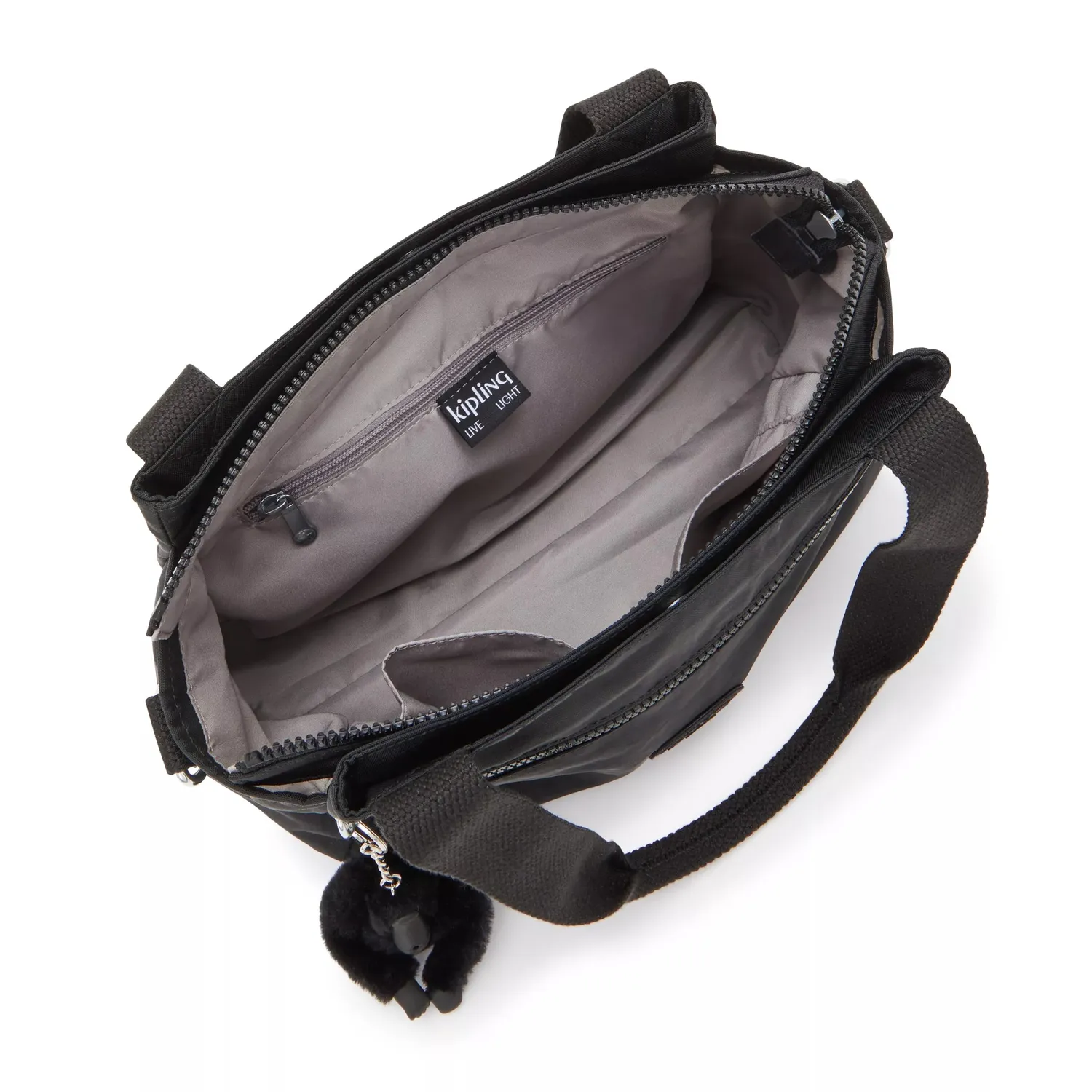 Kipling Elysia schoudertas Medium Black Noir crossbody