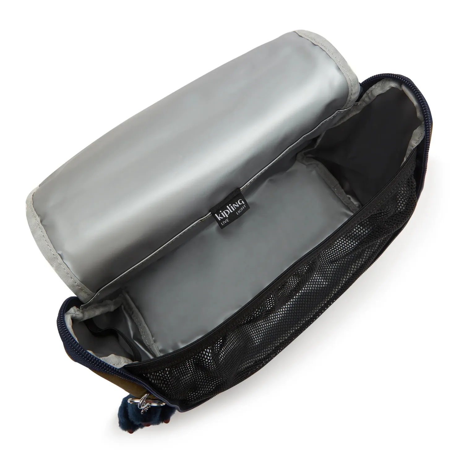 Kipling New Kichirou lunchtas Groot Treasure Green trolleybevestiging