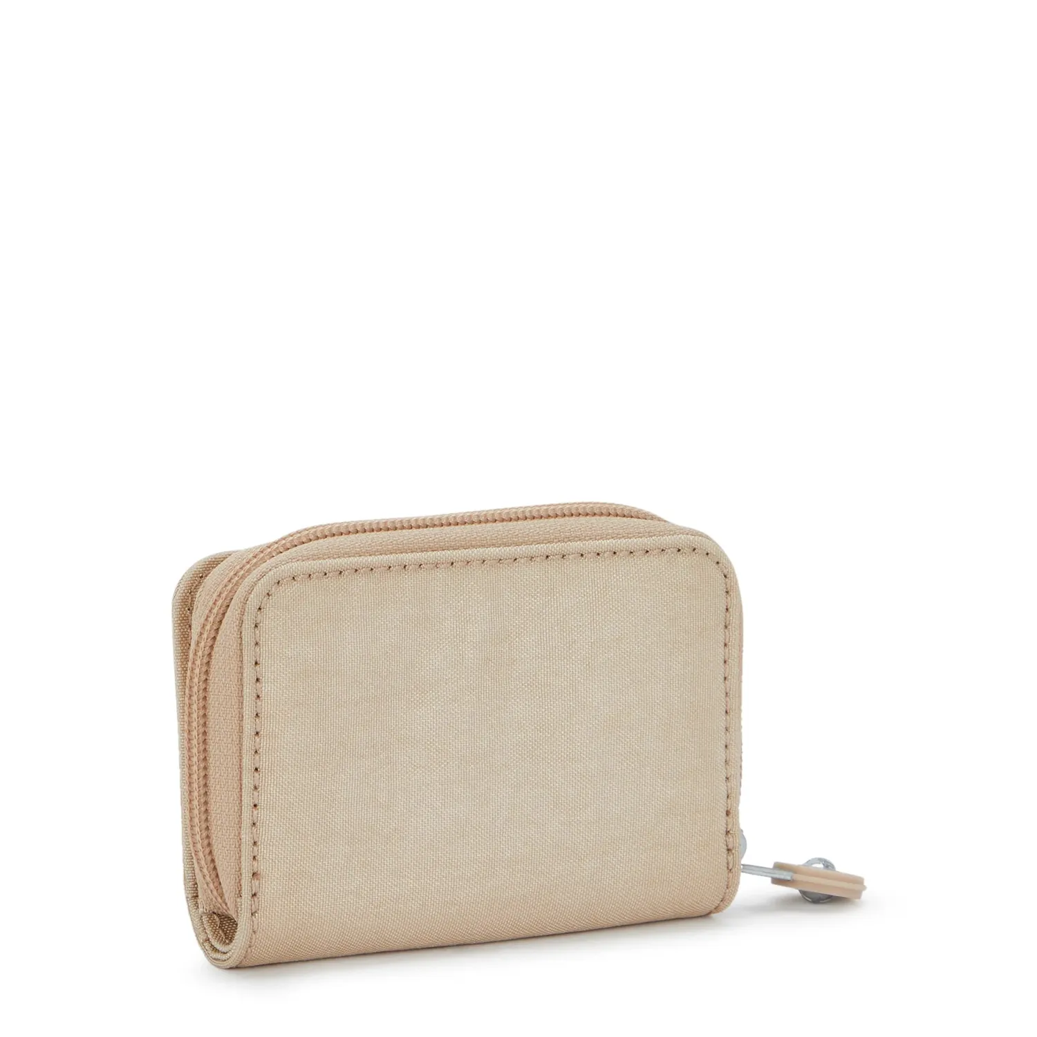 Kipling Tops portemonnee Sparkled Beige klein – met rits