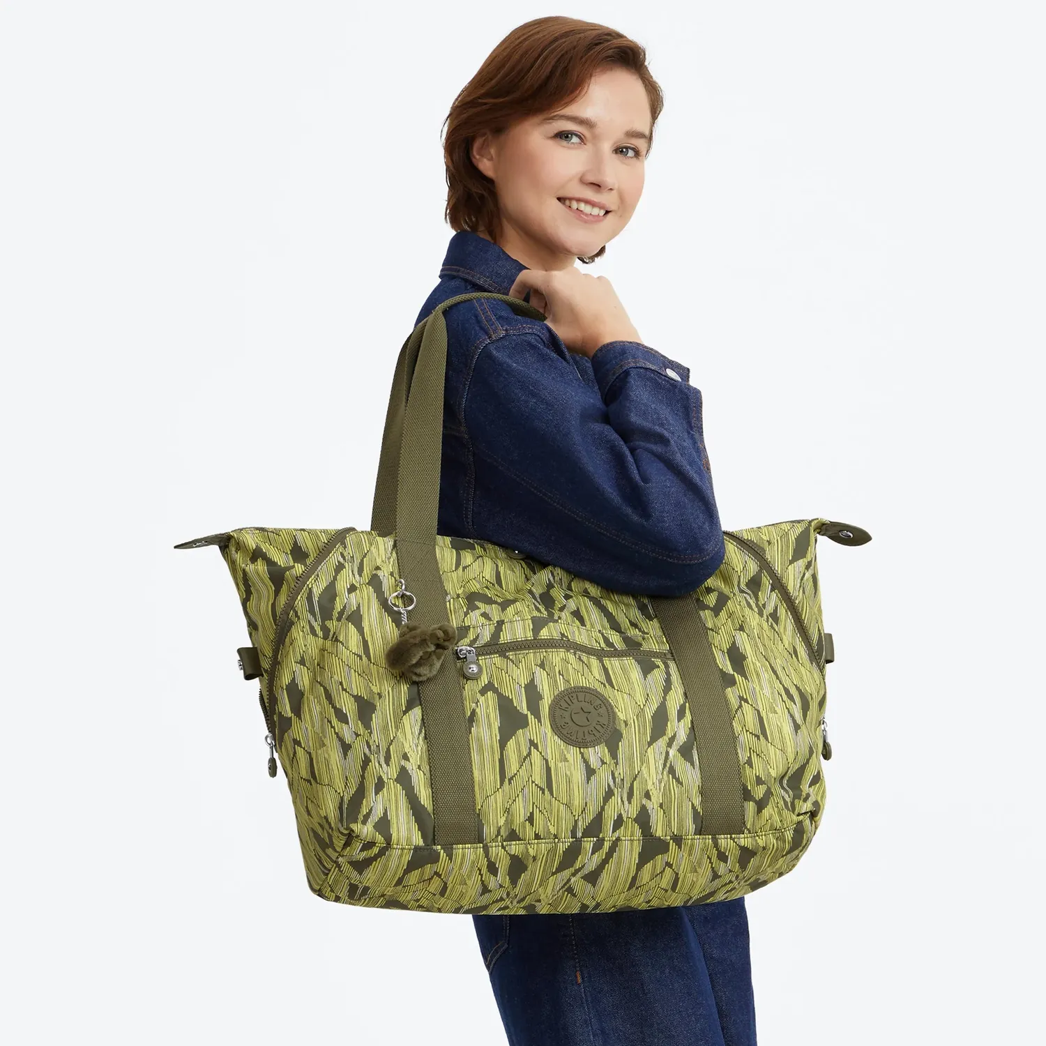 Kipling Art M draagtas Sun Striped Grasses waterafstotend