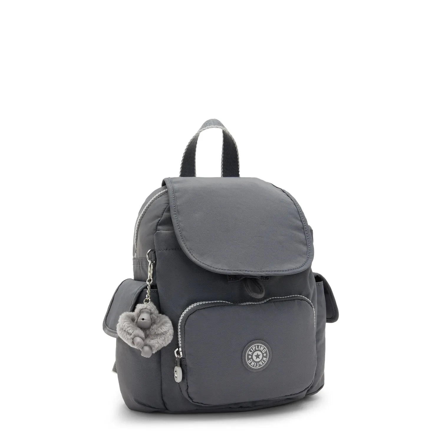 Kipling City Pack Mini rugzak Moonlit Grey extra klein ruim