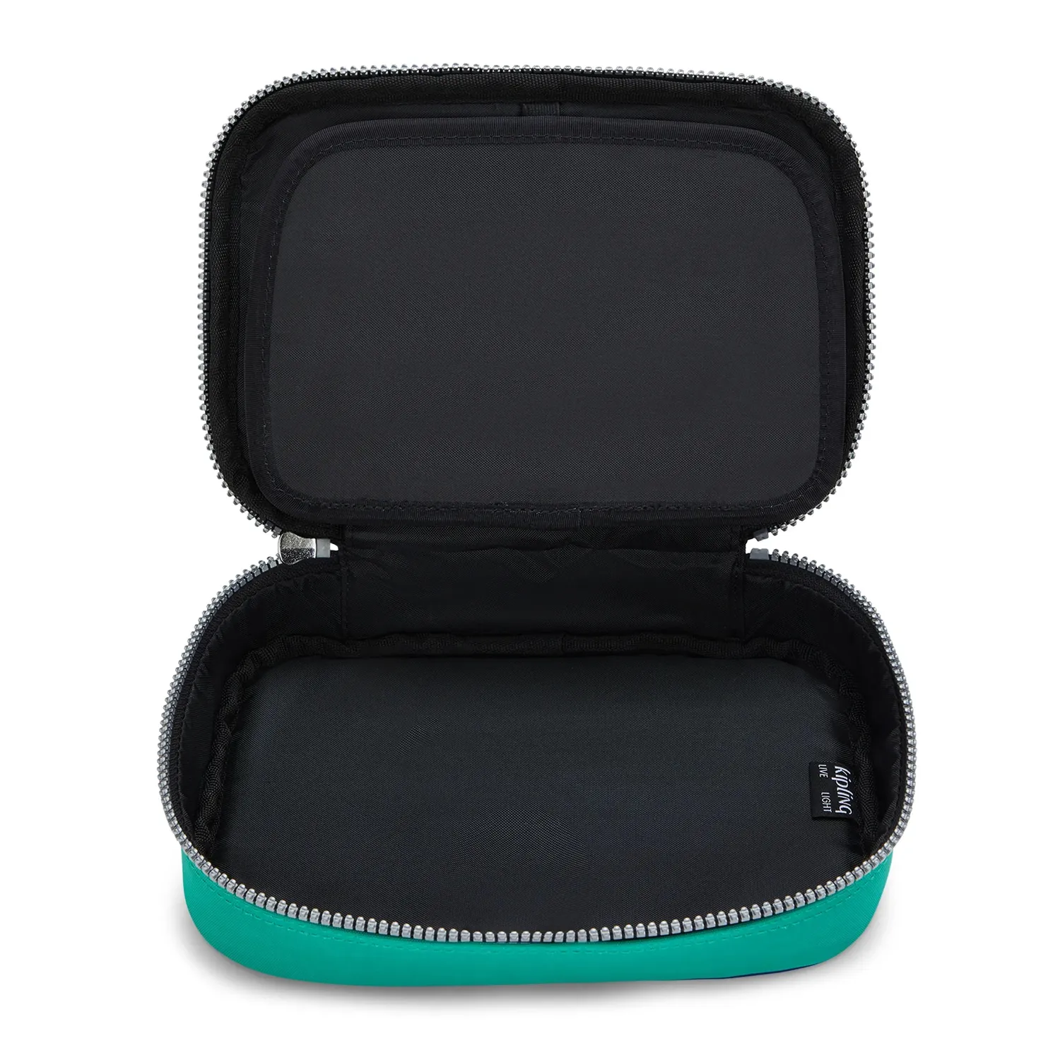 Kipling 100 Pens pennenzak Groot Escape Blue Block nylon