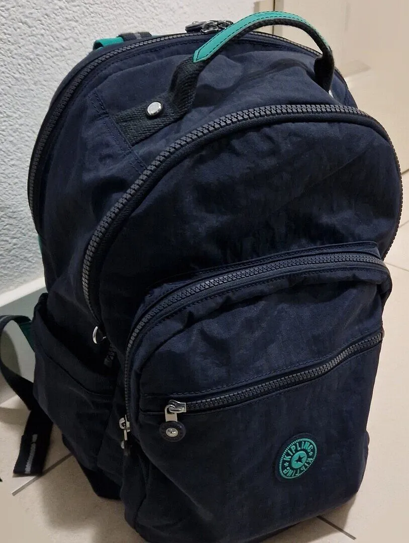 Kipling Seoul College rugzak Groot Solar Navy Combo 15 inch