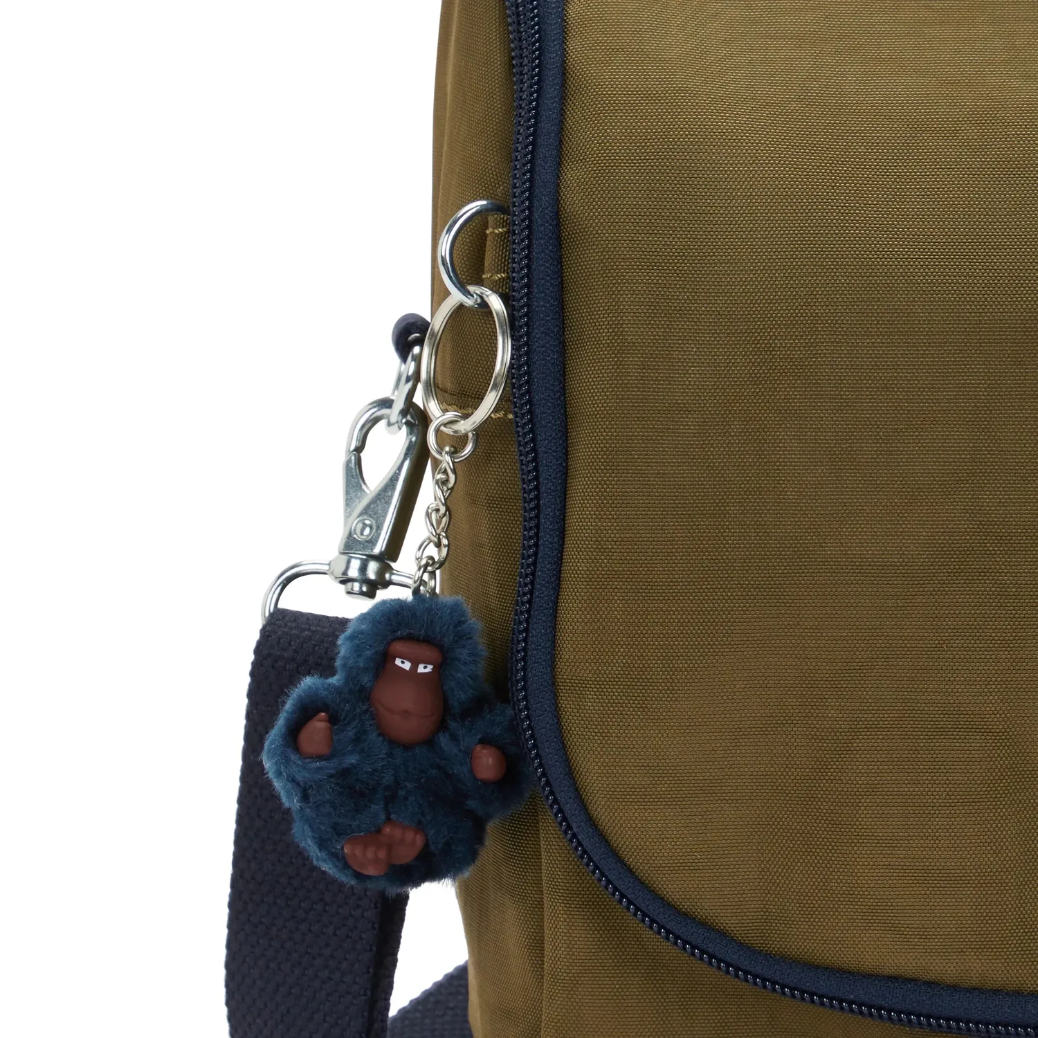 Kipling New Kichirou lunchtas Groot Treasure Green trolleybevestiging
