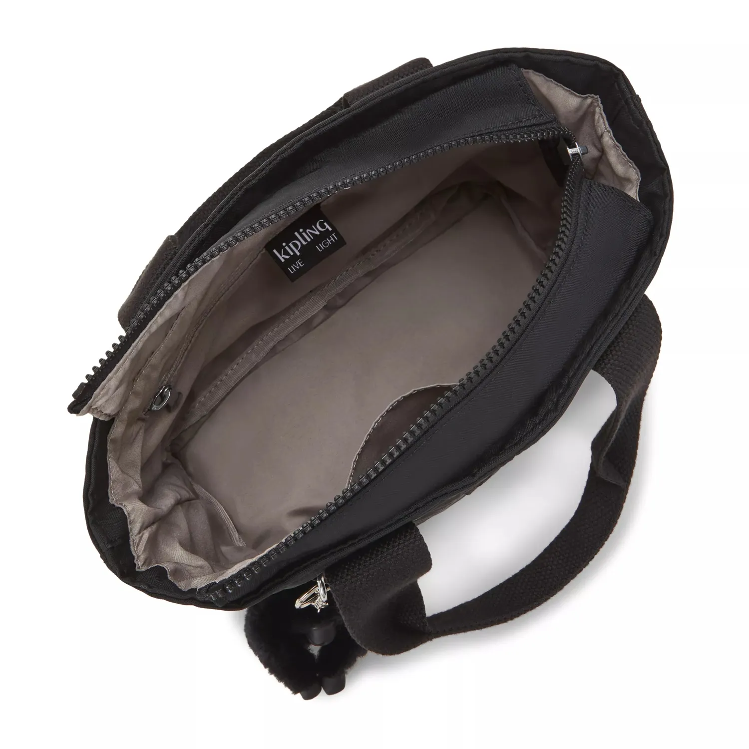 Kipling Minta schoudertasje klein black noir waterafstotend