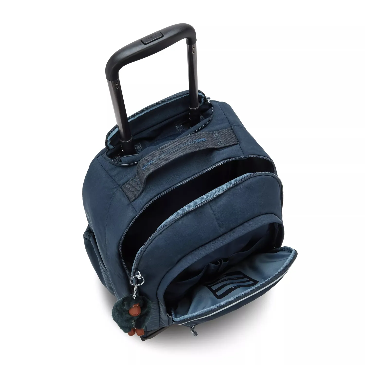 Kipling New Zea rugzak True Blue Tonal groot met wielen