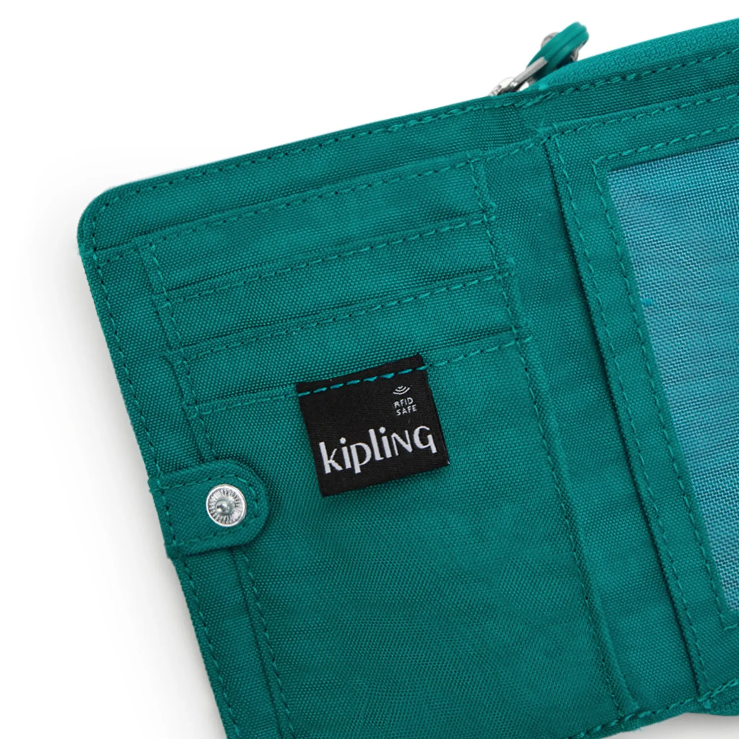 Kipling Money Love portemonnee Outspoken Green Medium RFID
