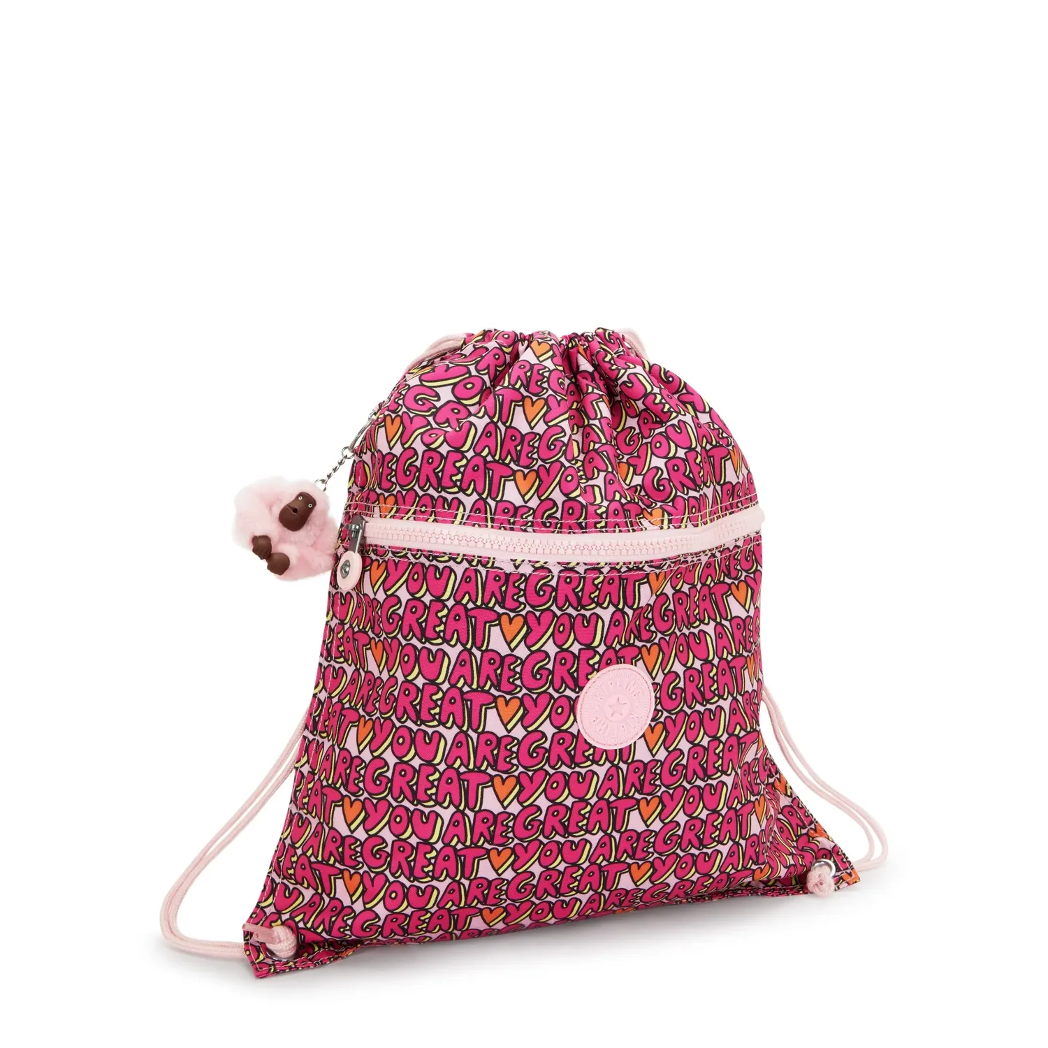 Kipling Supertaboo rugzak U R Great Print Medium waterafstotend
