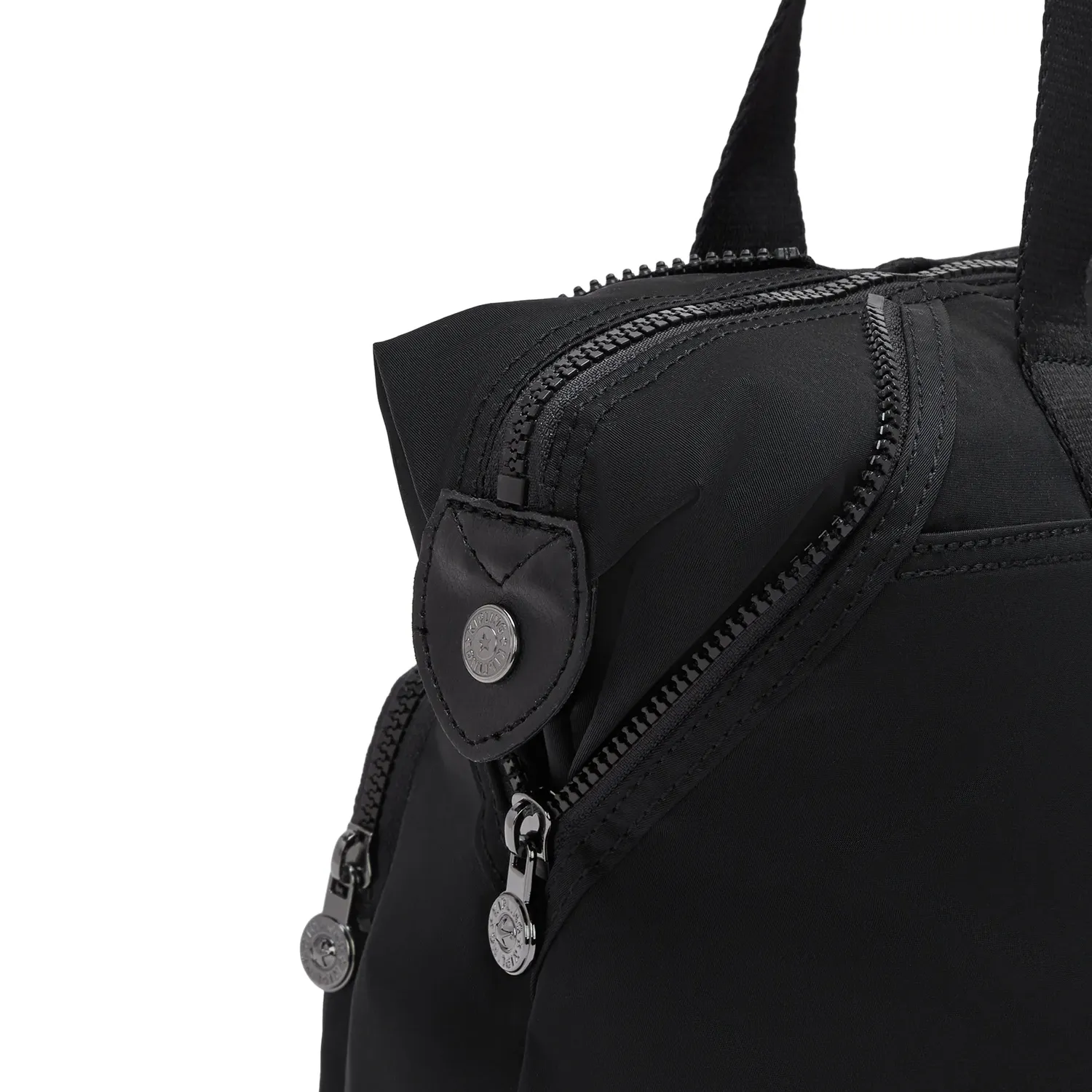 Kipling New Art Duo Pocket draagtas infinite black medium laptopvak