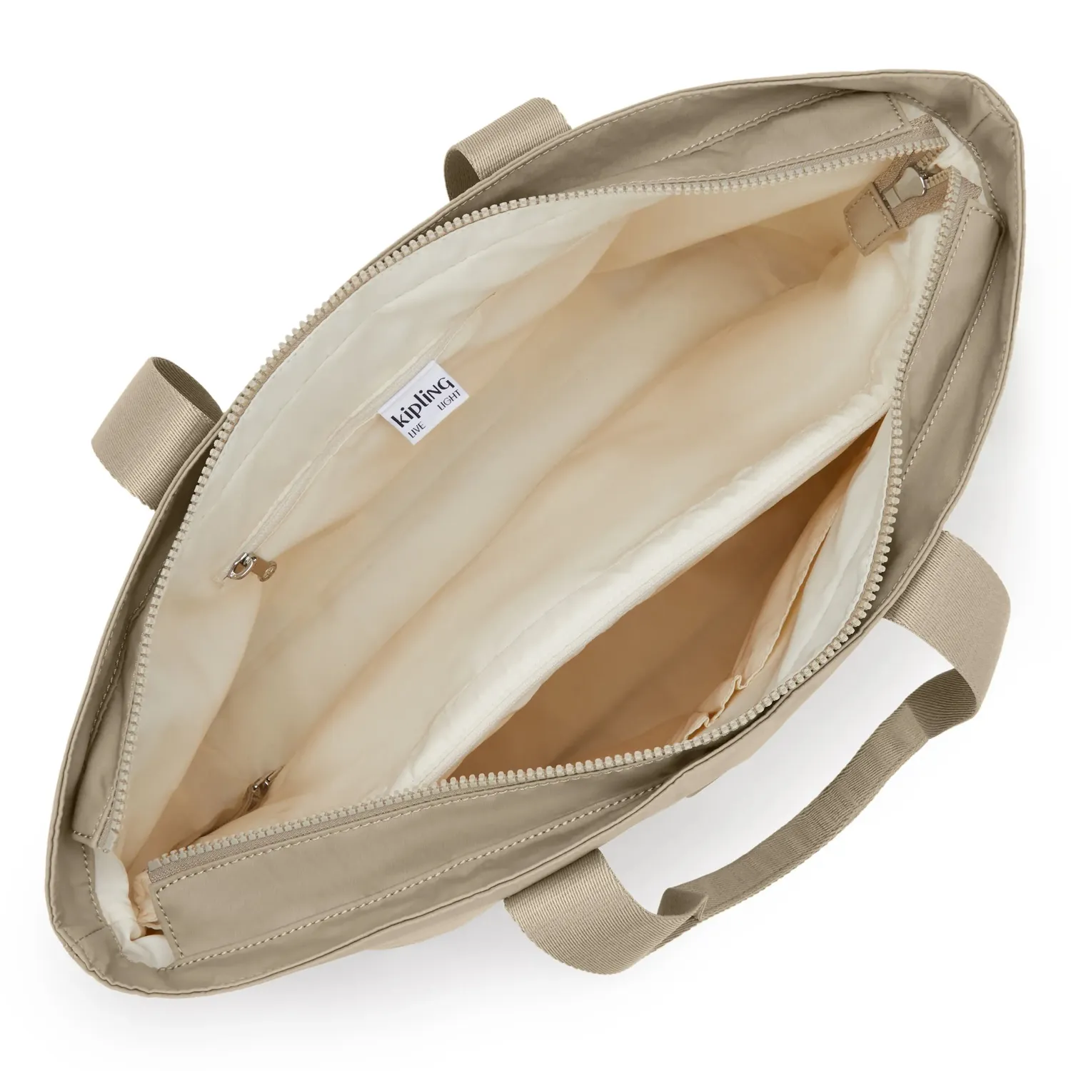 Kipling Colissa Up shopper Groot Boho Tan laptopvak