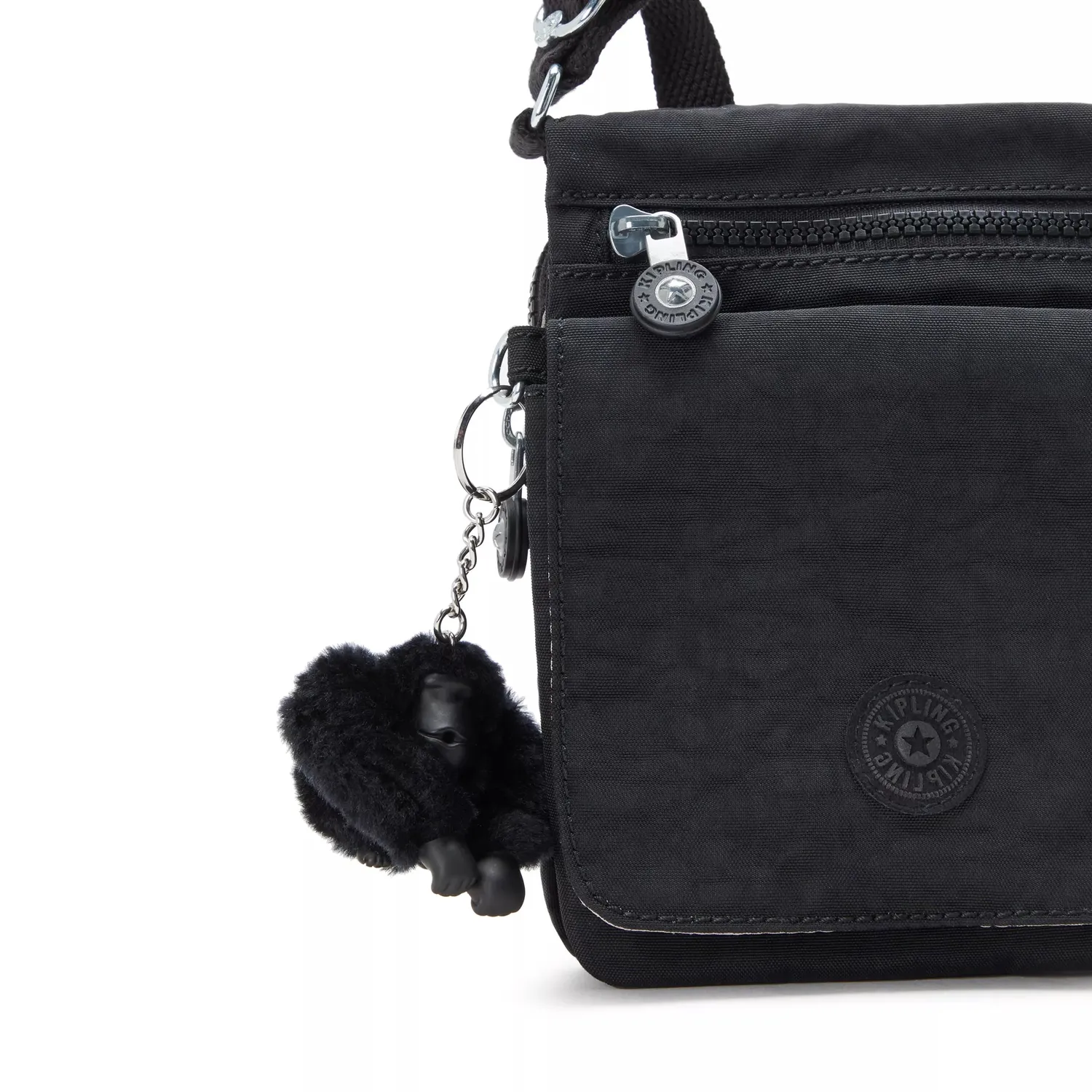 Kipling New Eldorado crossbody tas Black Noir klein licht