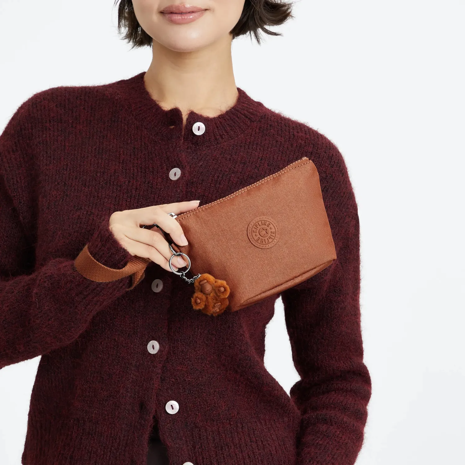 Kipling Naomi Pouch S toilettas Copper Glimmer klein