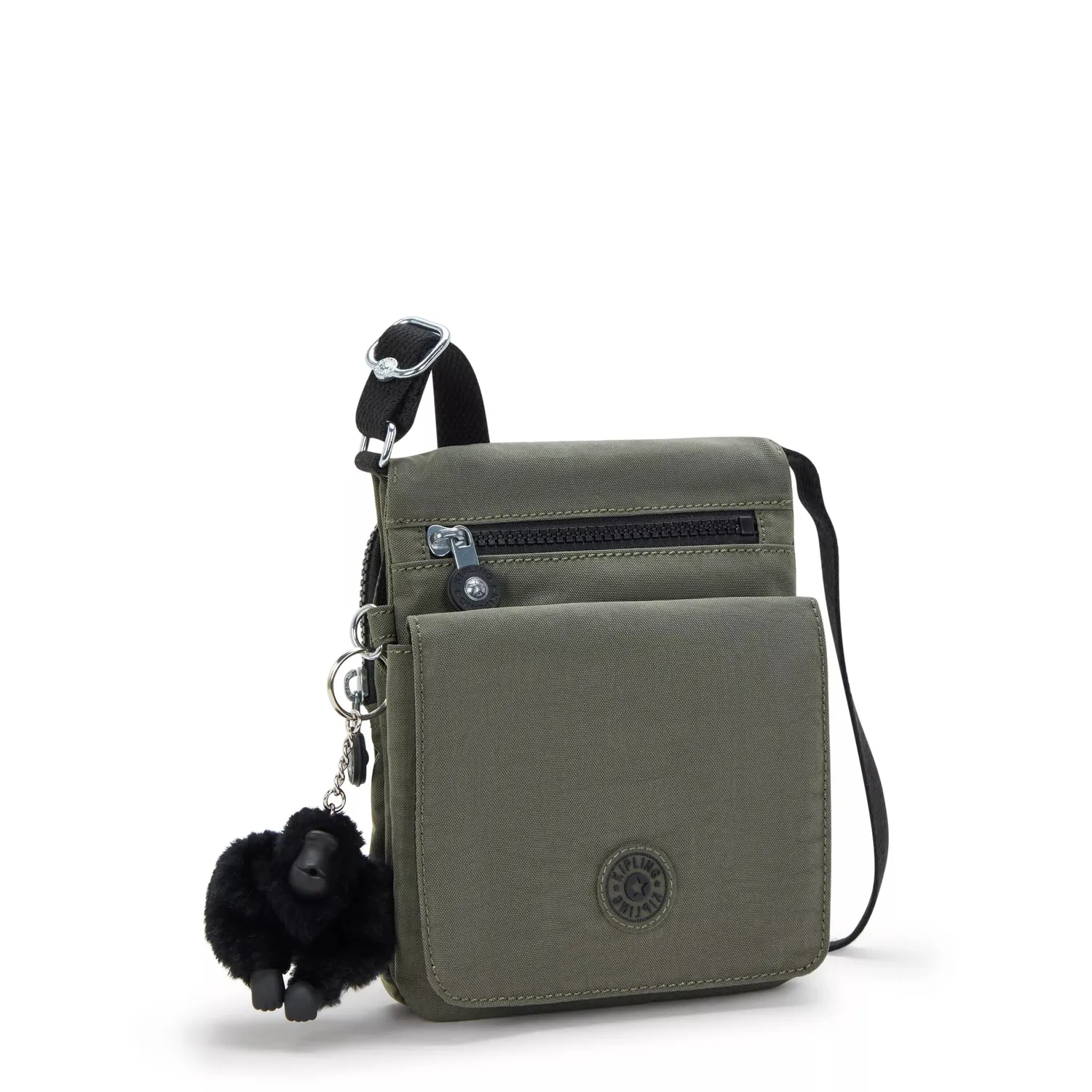 Kipling New Eldorado crossbody tas Green Moss klein licht
