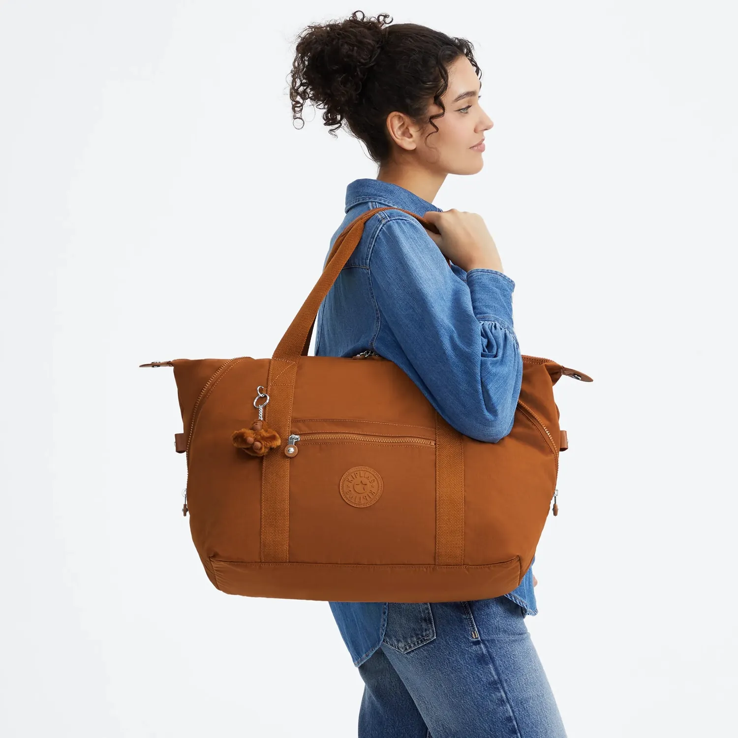 Kipling Art M draagtas Stylish Mokka waterafstotend