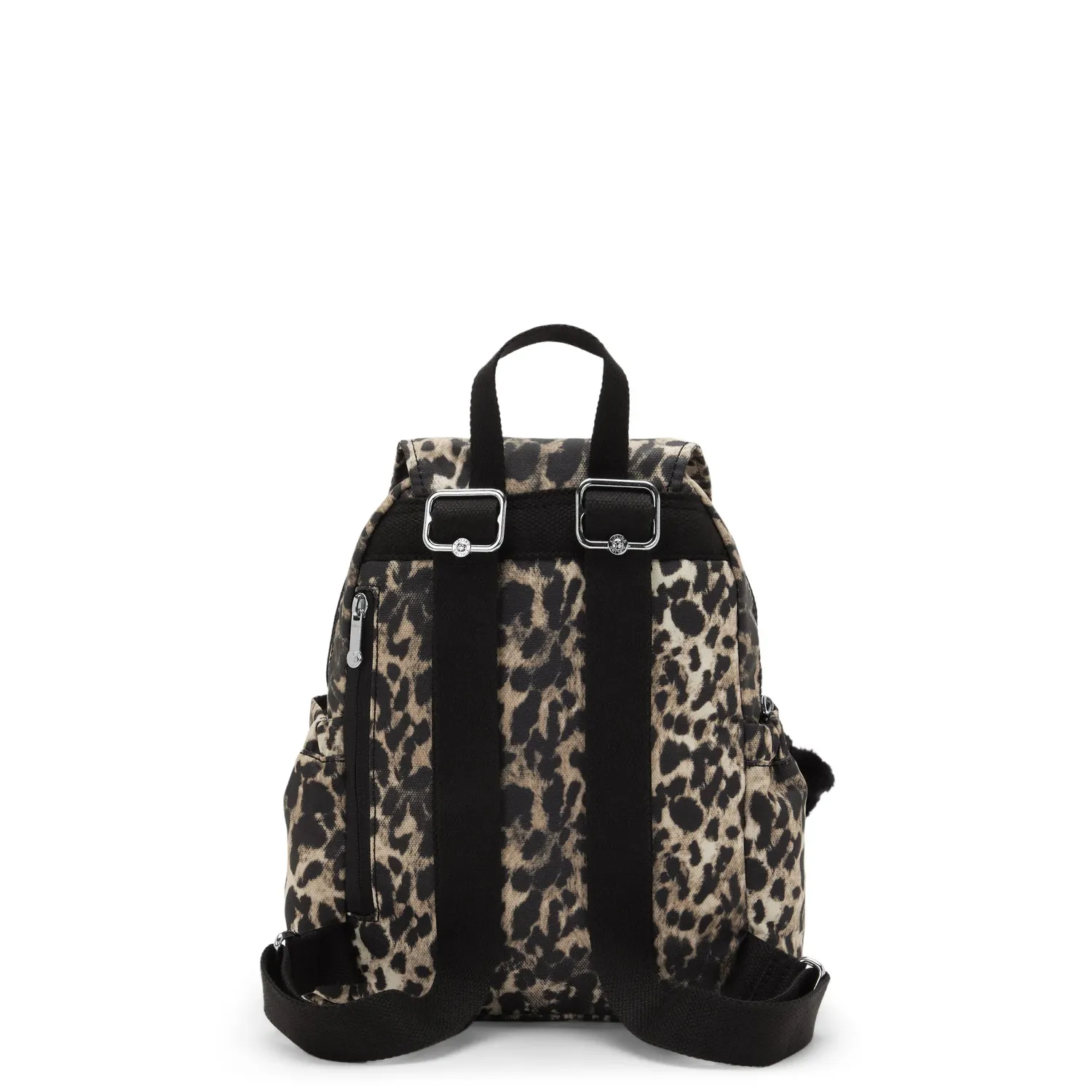 Kipling City Pocket Mini rugzak klein Wild Leopard met klep