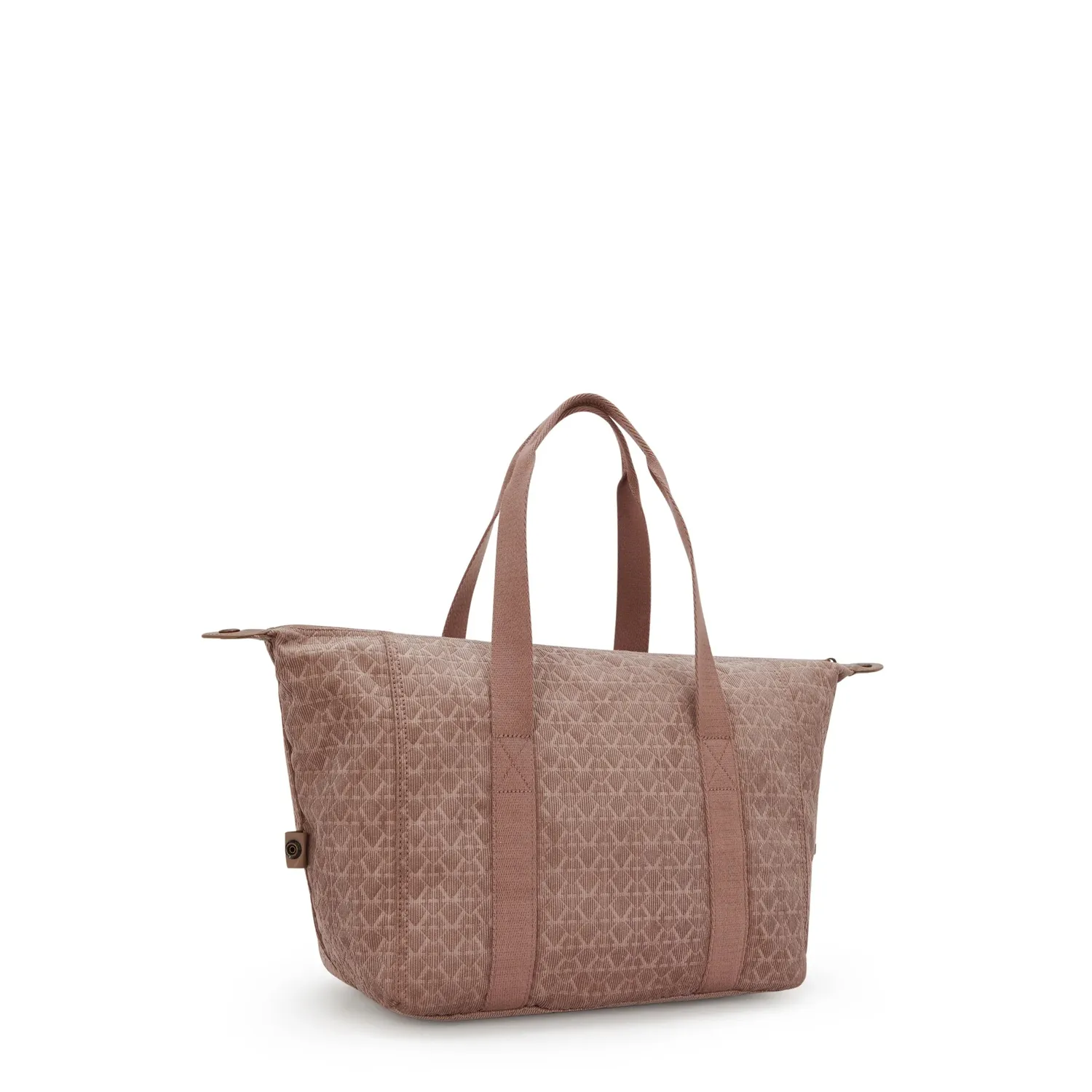 Kipling Casual Art draagtas Medium sign brown corduroy A4