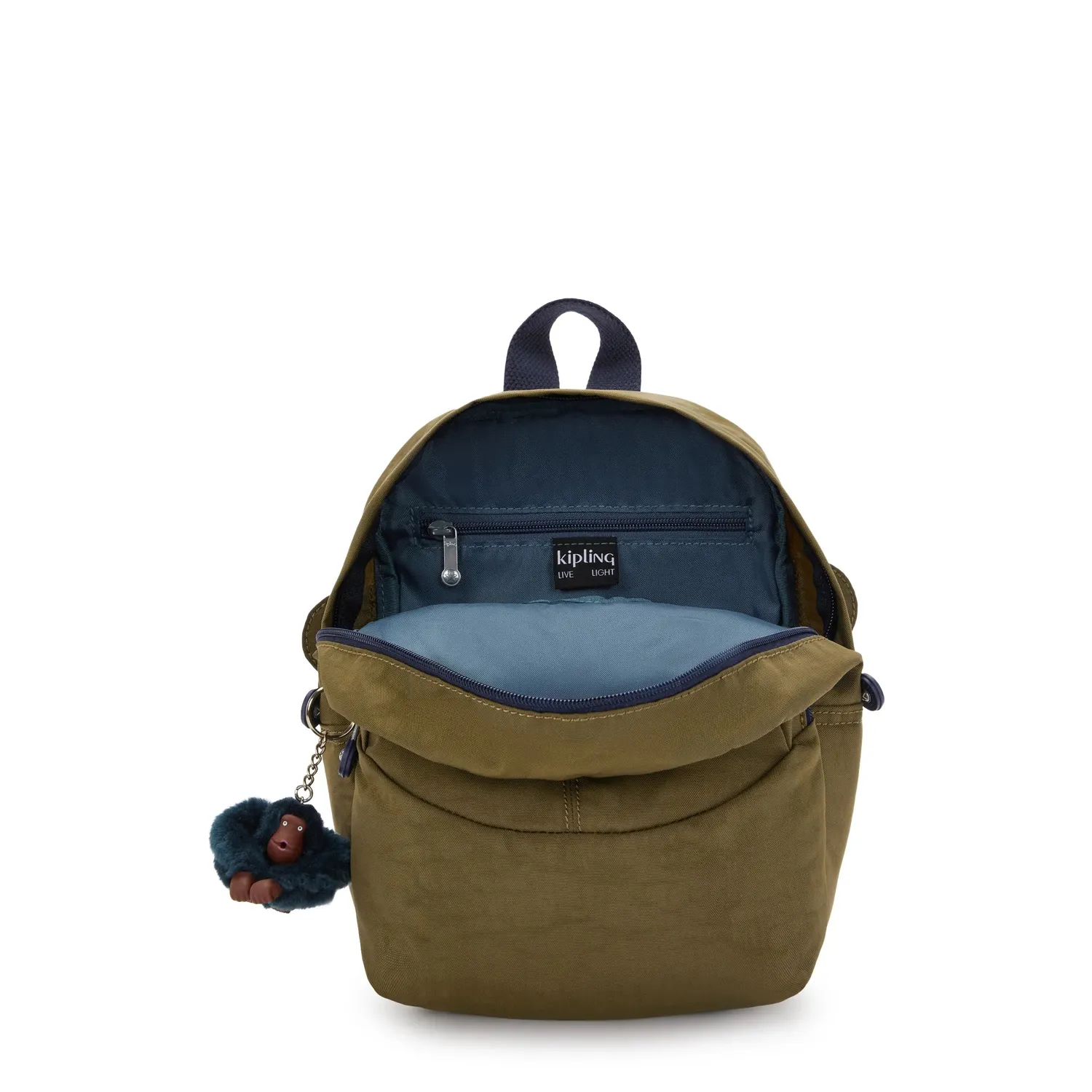 Kipling Faster rugzak klein Treasure Green waterafstotend