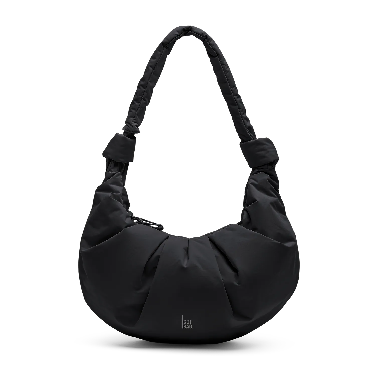 Got Bag Pleat Moon Bag Large schoudertas zwart 10L